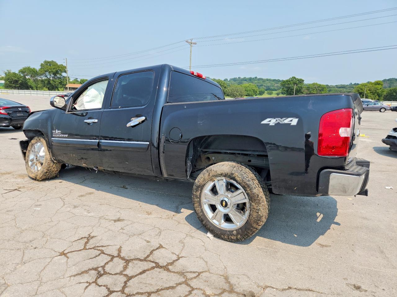 2013 Chevrolet Silverado K1500 Lt Black vin: 3GCPKSE74DG133145