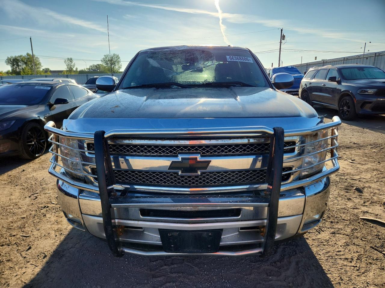 2013 Chevrolet Silverado K1500 Lt Gray vin: 3GCPKSE74DG136627