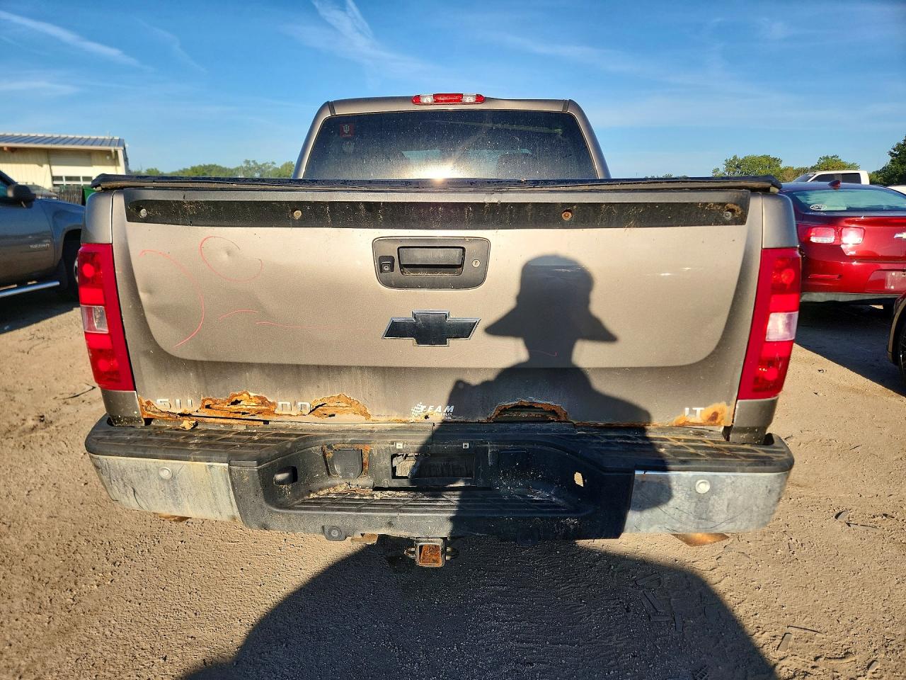 2013 Chevrolet Silverado K1500 Lt Gray vin: 3GCPKSE74DG136627