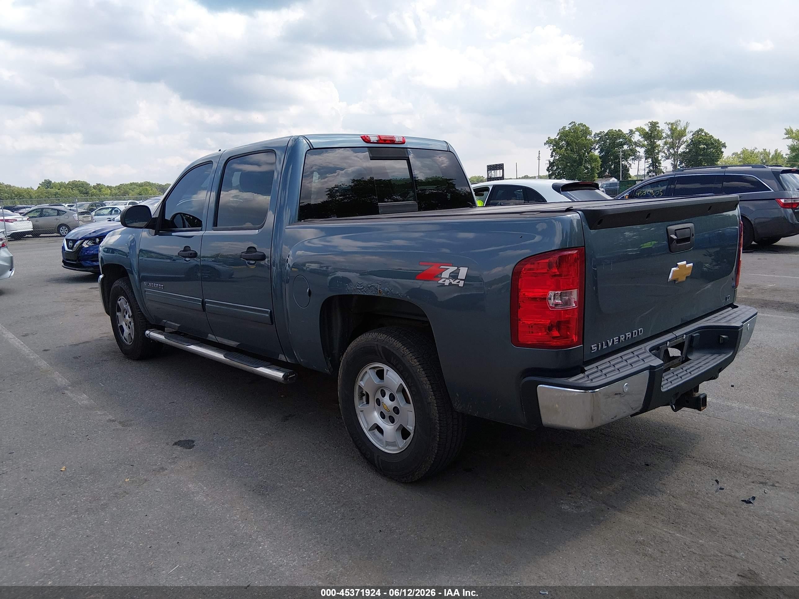 2013 Chevrolet Silverado 1500 Lt Turquoise vin: 3GCPKSE74DG151001