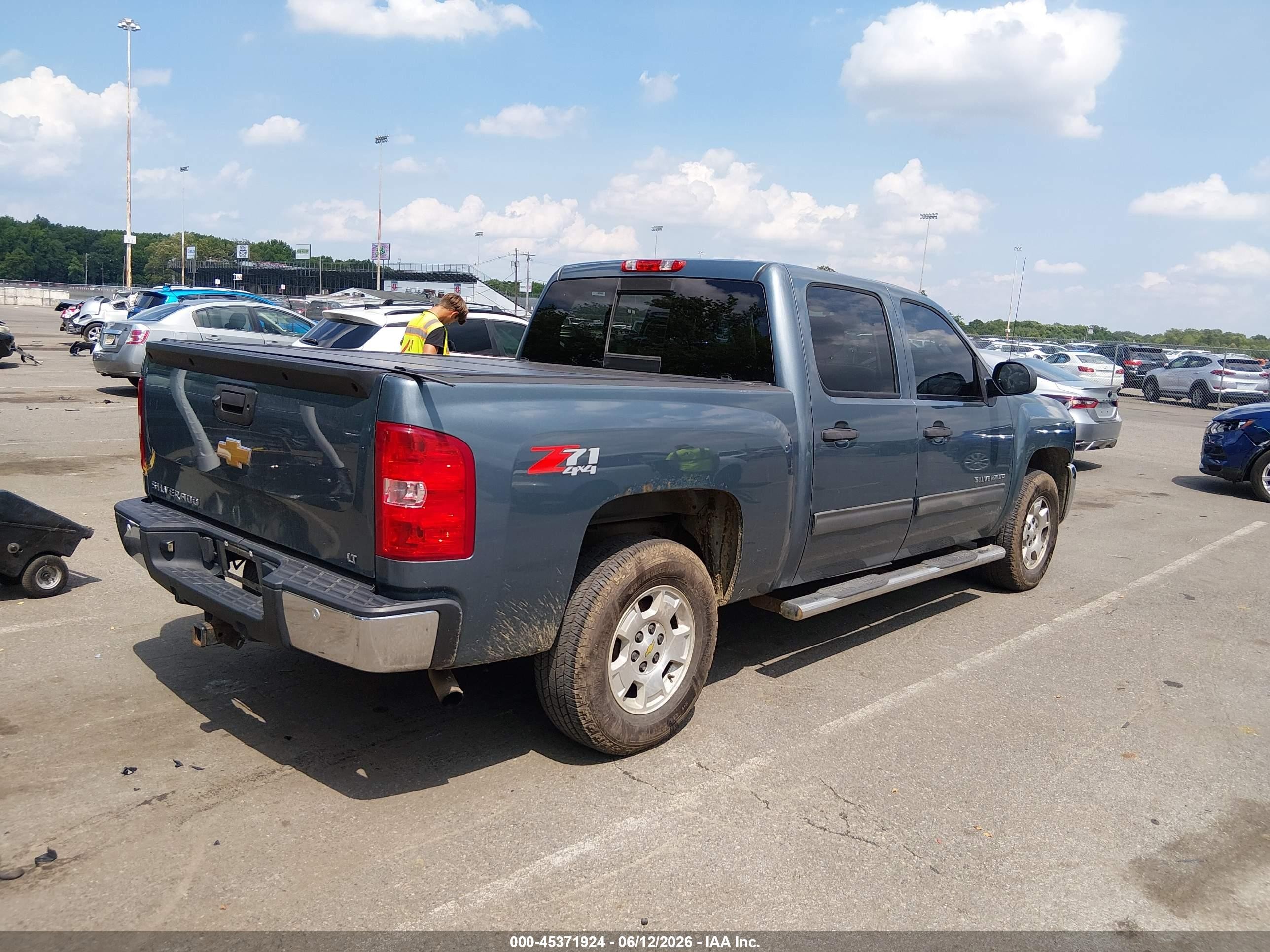 2013 Chevrolet Silverado 1500 Lt Turquoise vin: 3GCPKSE74DG151001