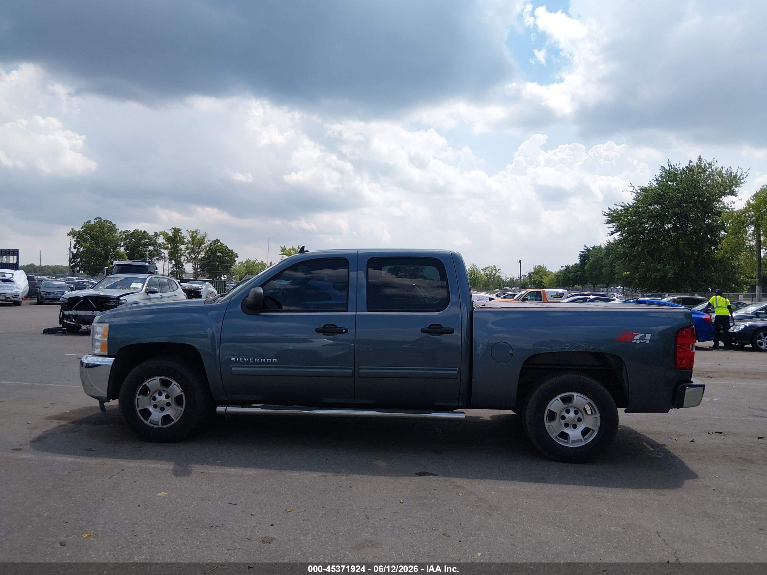 2013 Chevrolet Silverado 1500 Lt Turquoise vin: 3GCPKSE74DG151001