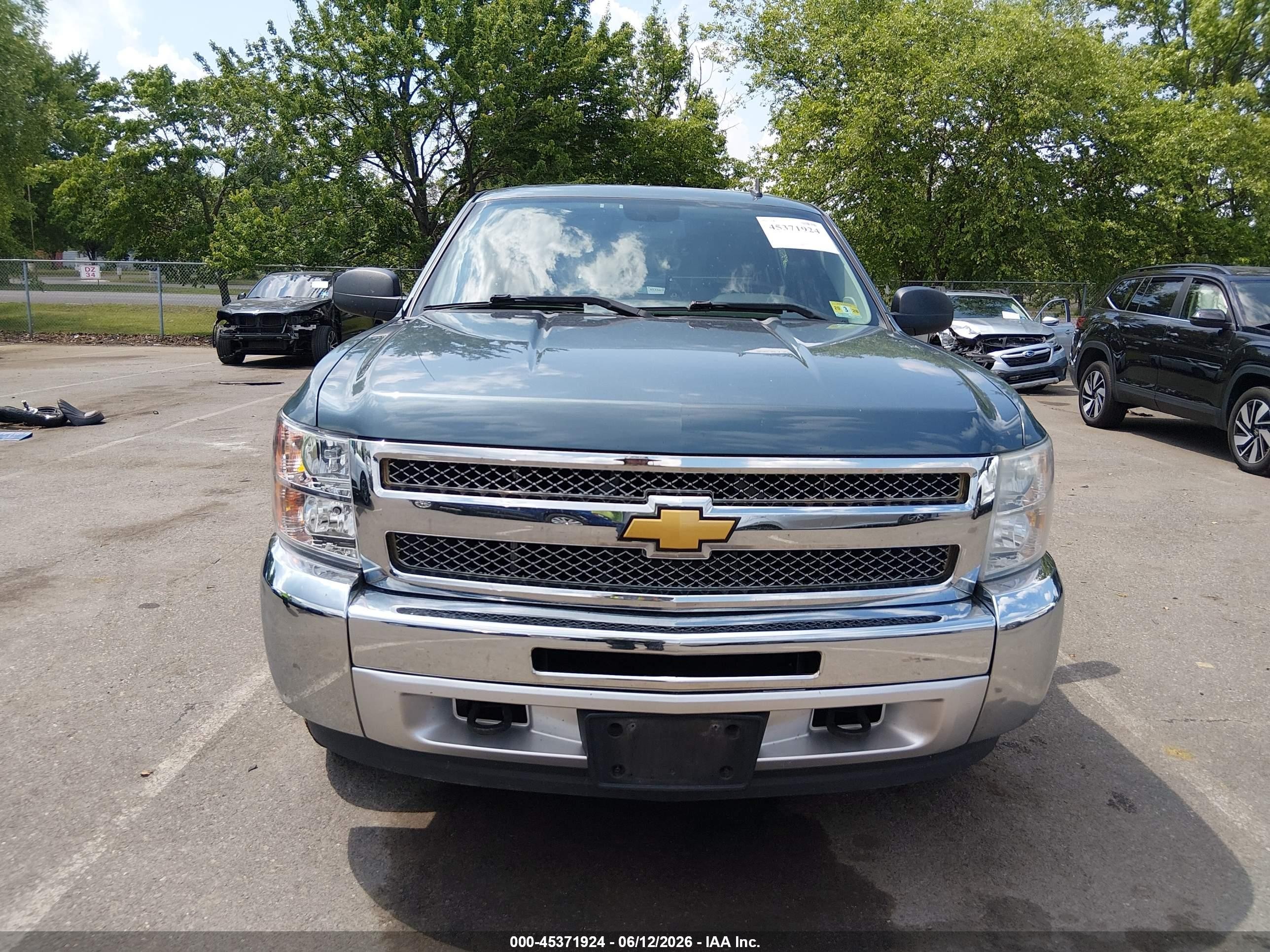 2013 Chevrolet Silverado 1500 Lt Turquoise vin: 3GCPKSE74DG151001