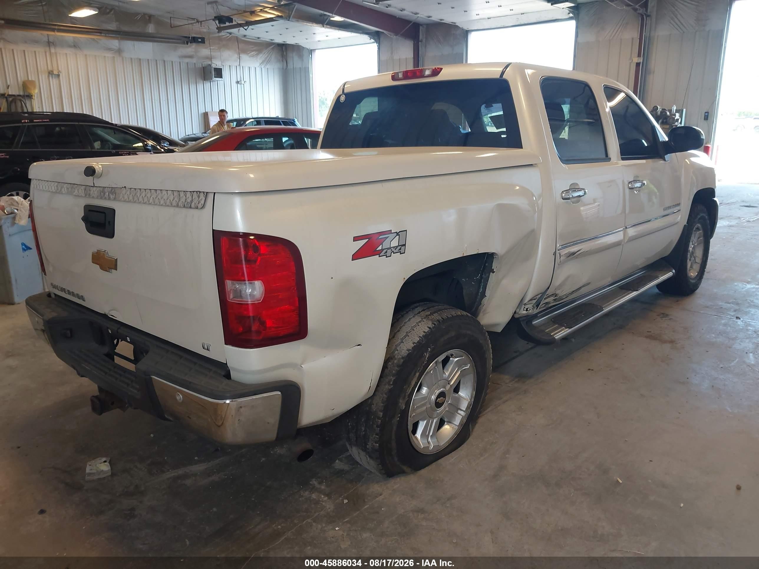 2013 Chevrolet Silverado 1500 Lt Белый vin: 3GCPKSE74DG173452