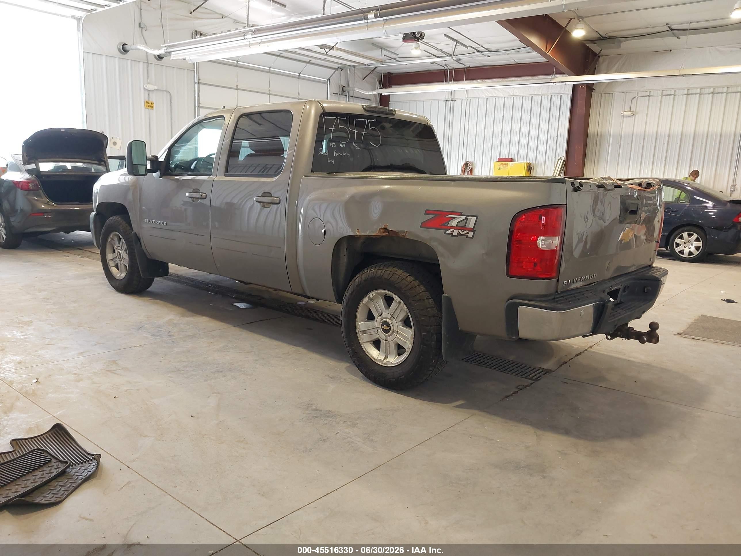 2013 Chevrolet Silverado 1500 Lt Gray vin: 3GCPKSE74DG175475