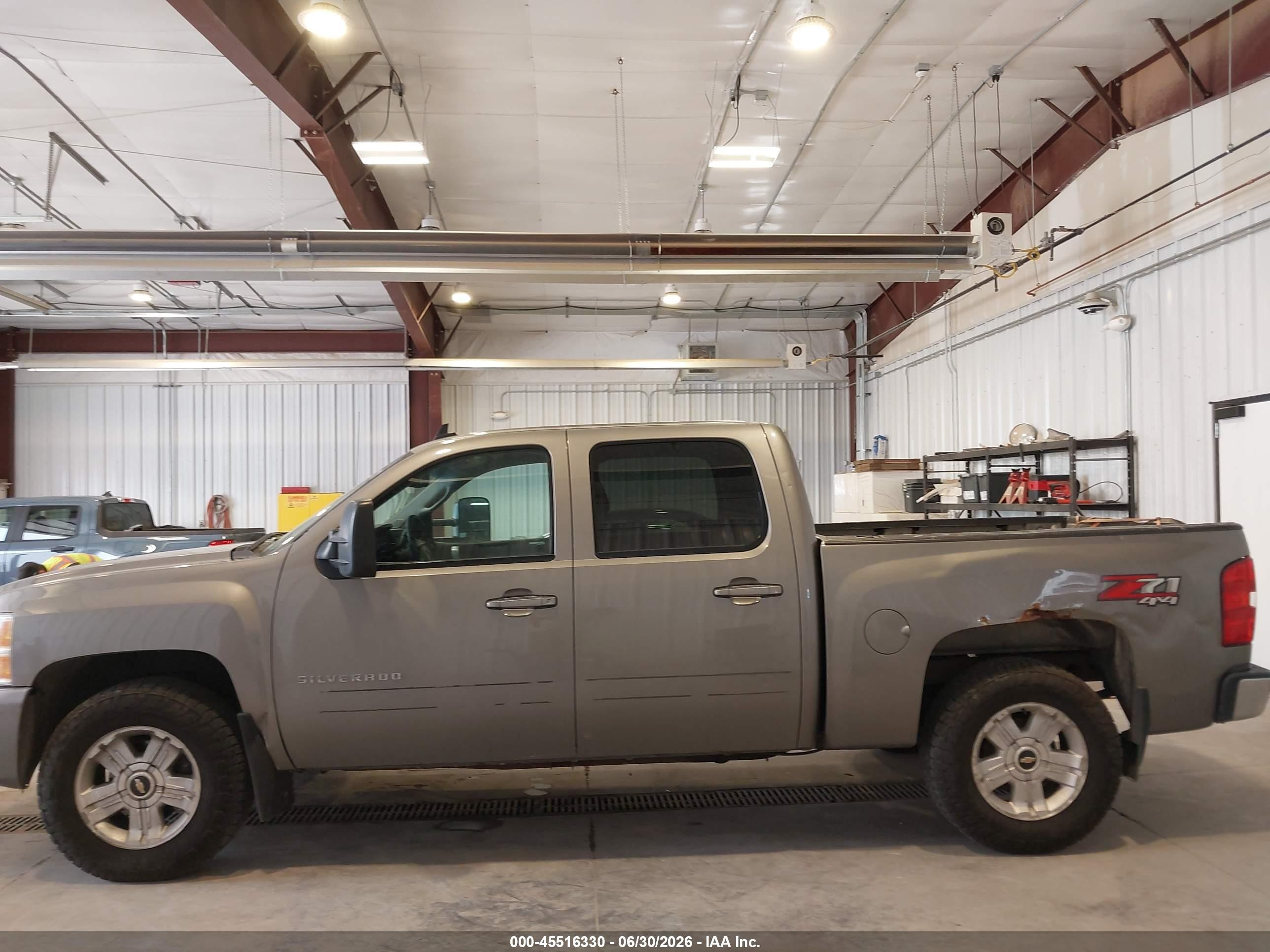 2013 Chevrolet Silverado 1500 Lt Gray vin: 3GCPKSE74DG175475