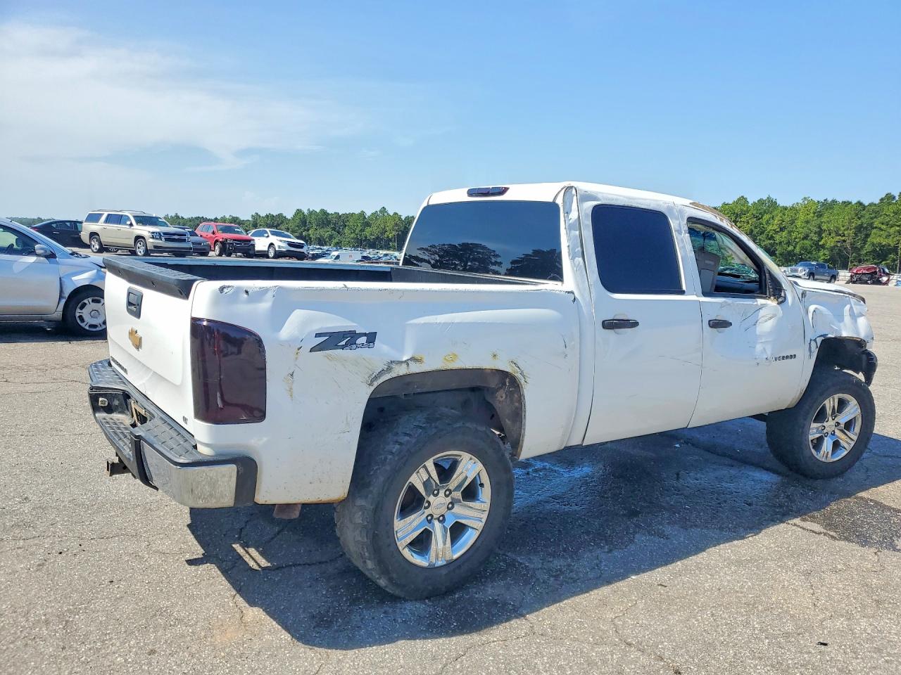 2013 Chevrolet Silverado K1500 Lt White vin: 3GCPKSE74DG180479