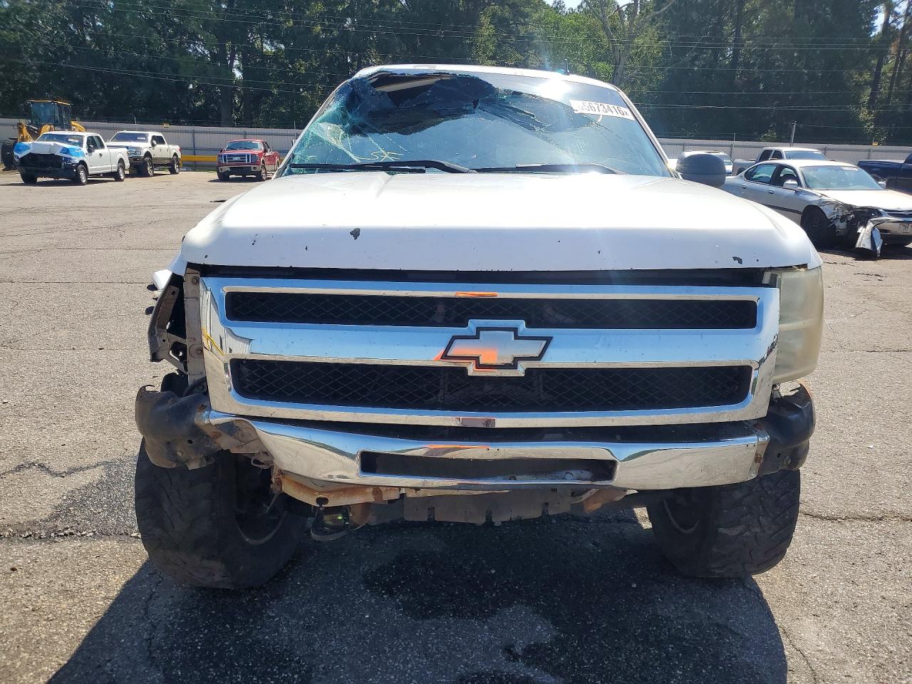 2013 Chevrolet Silverado K1500 Lt White vin: 3GCPKSE74DG180479