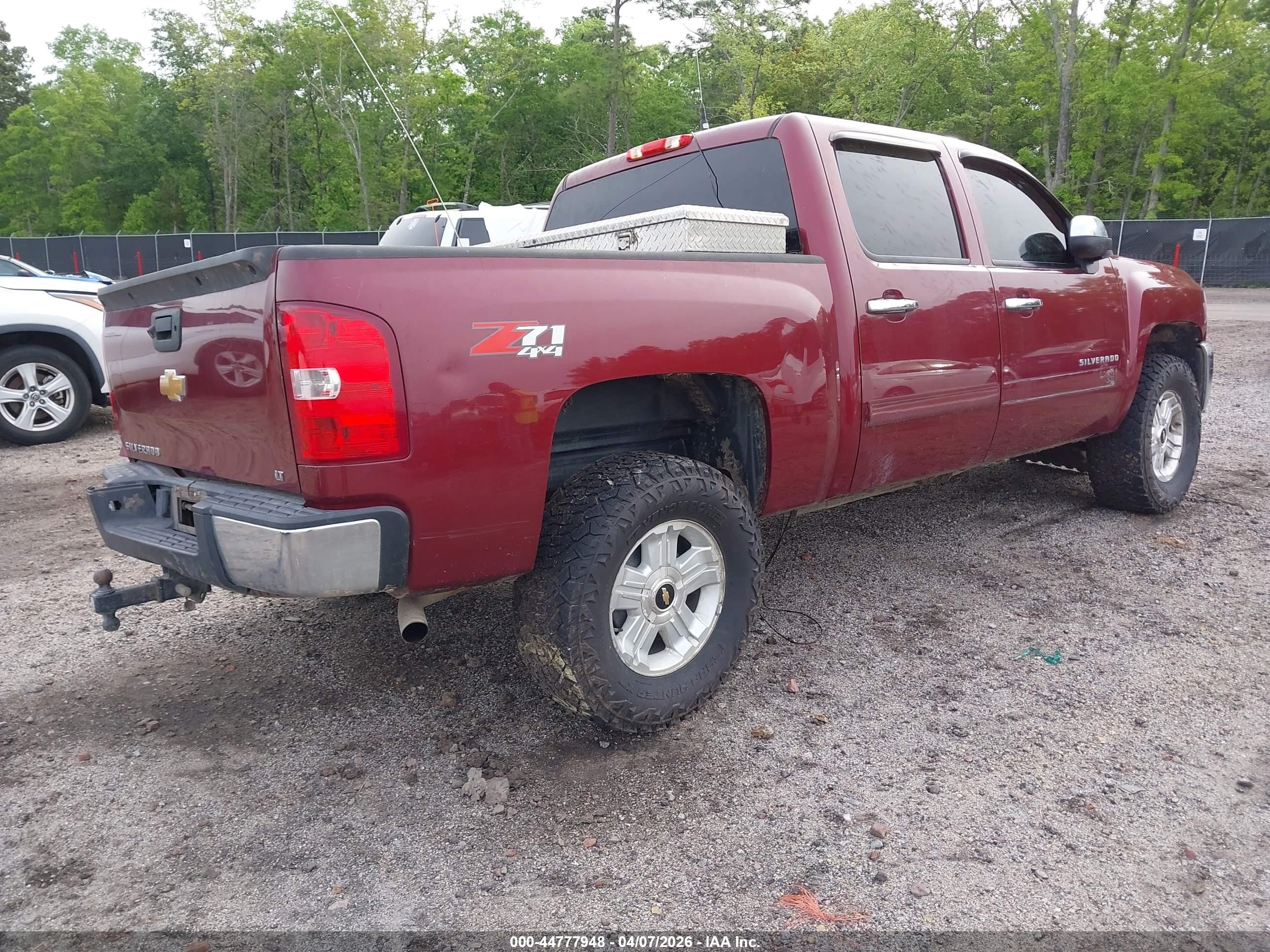 2013 Chevrolet Silverado 1500 Lt Red vin: 3GCPKSE74DG245282