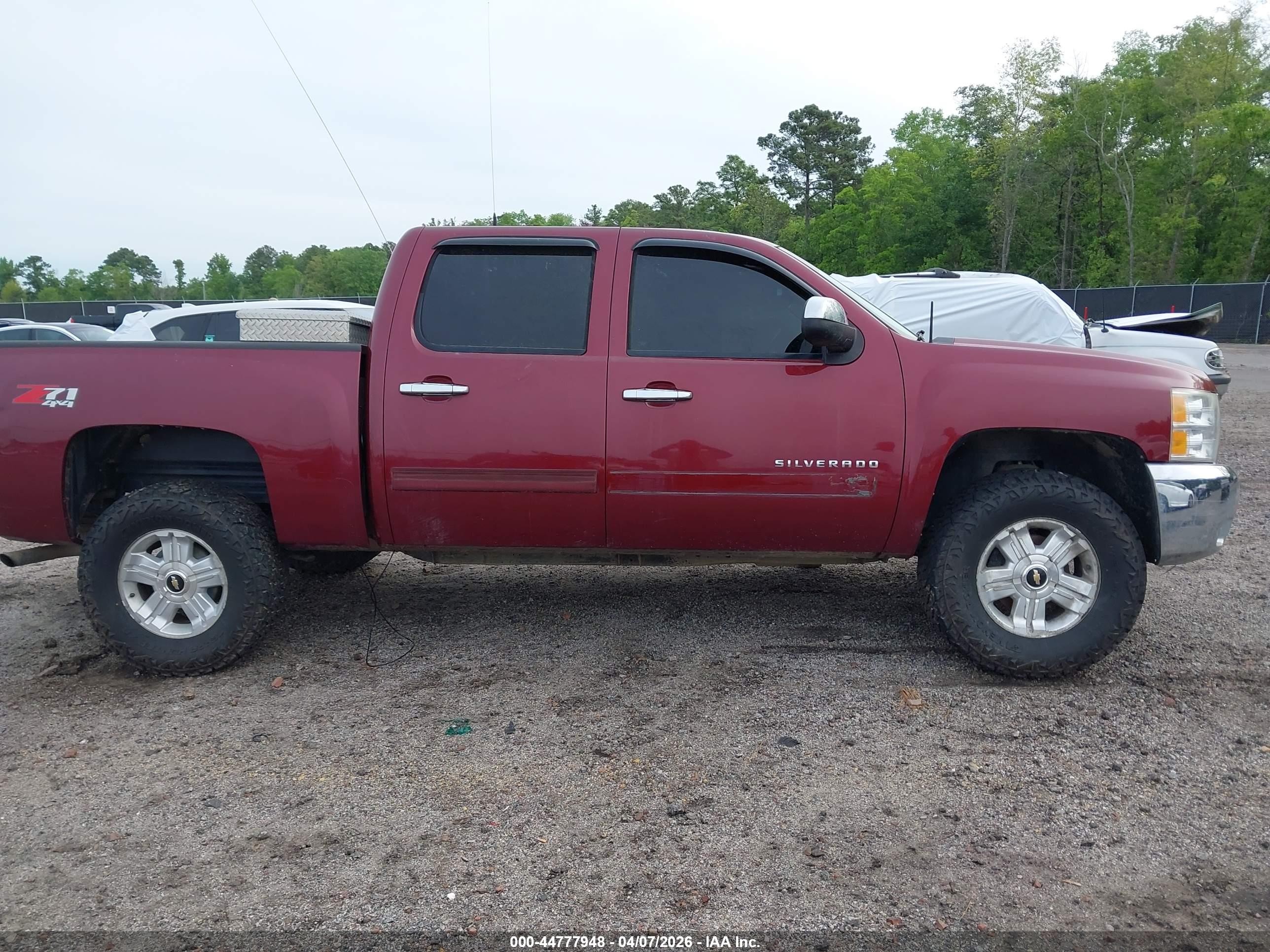 2013 Chevrolet Silverado 1500 Lt Red vin: 3GCPKSE74DG245282