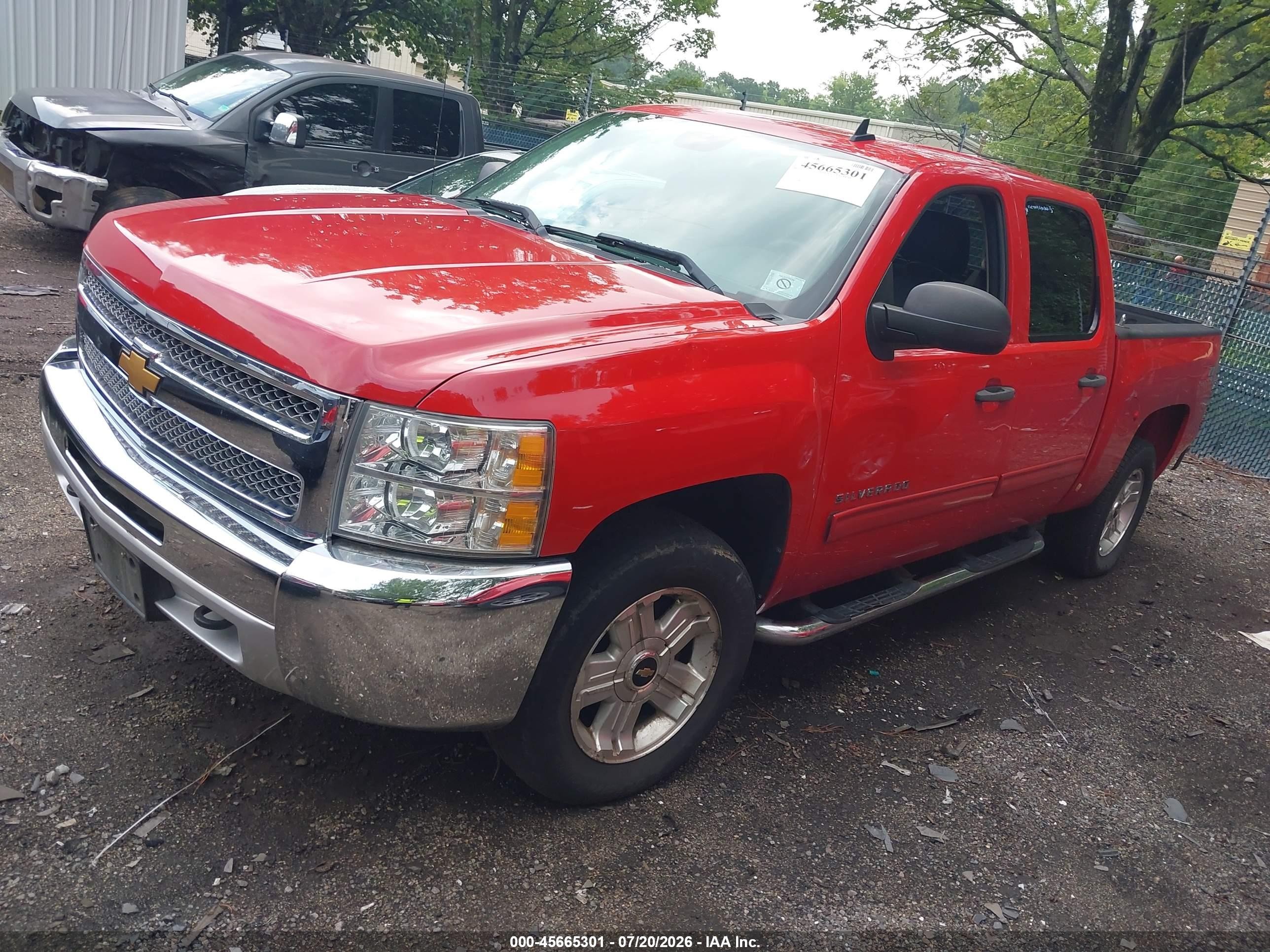 2013 Chevrolet Silverado 1500 Lt Red vin: 3GCPKSE74DG249767