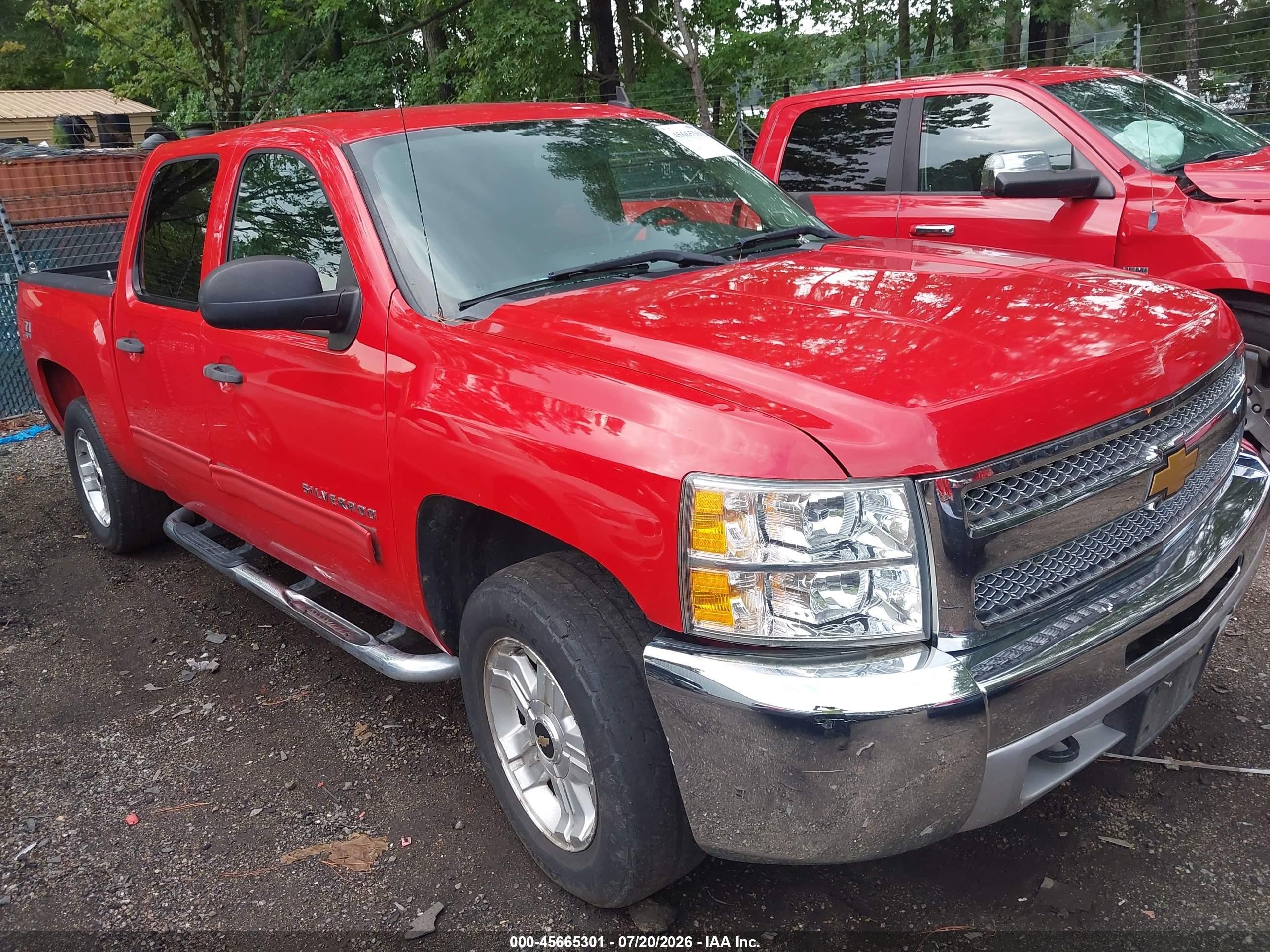 2013 Chevrolet Silverado 1500 Lt Red vin: 3GCPKSE74DG249767