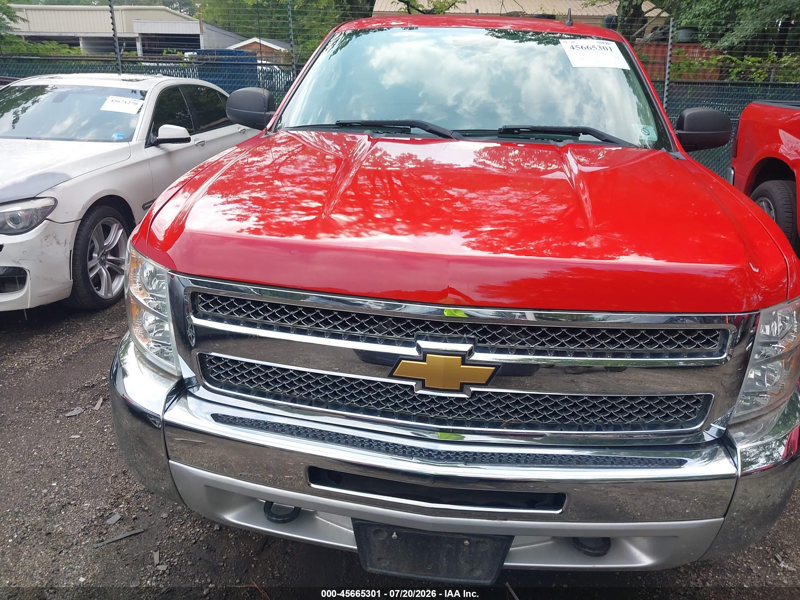 2013 Chevrolet Silverado 1500 Lt Red vin: 3GCPKSE74DG249767