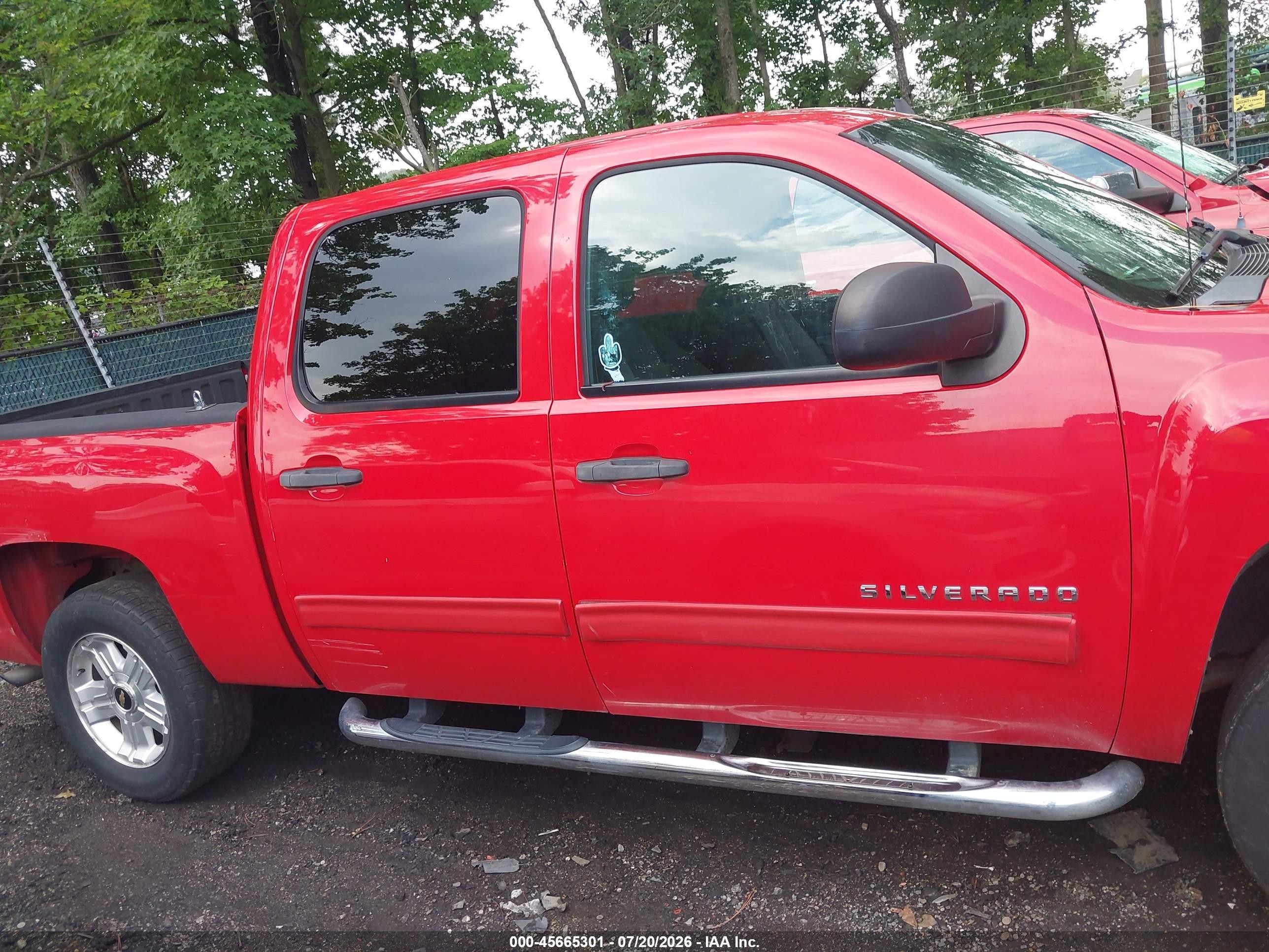 2013 Chevrolet Silverado 1500 Lt Red vin: 3GCPKSE74DG249767