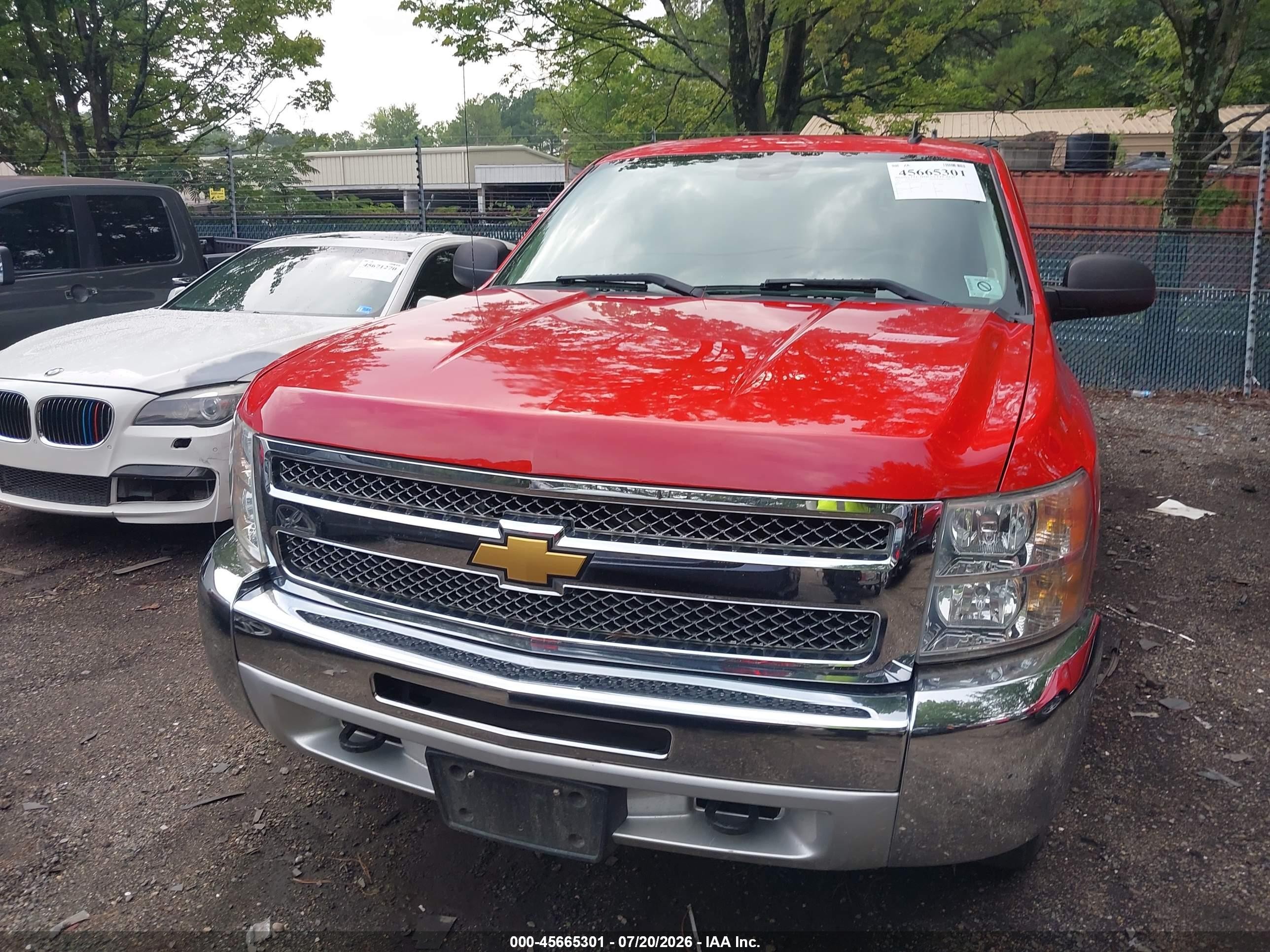 2013 Chevrolet Silverado 1500 Lt Red vin: 3GCPKSE74DG249767