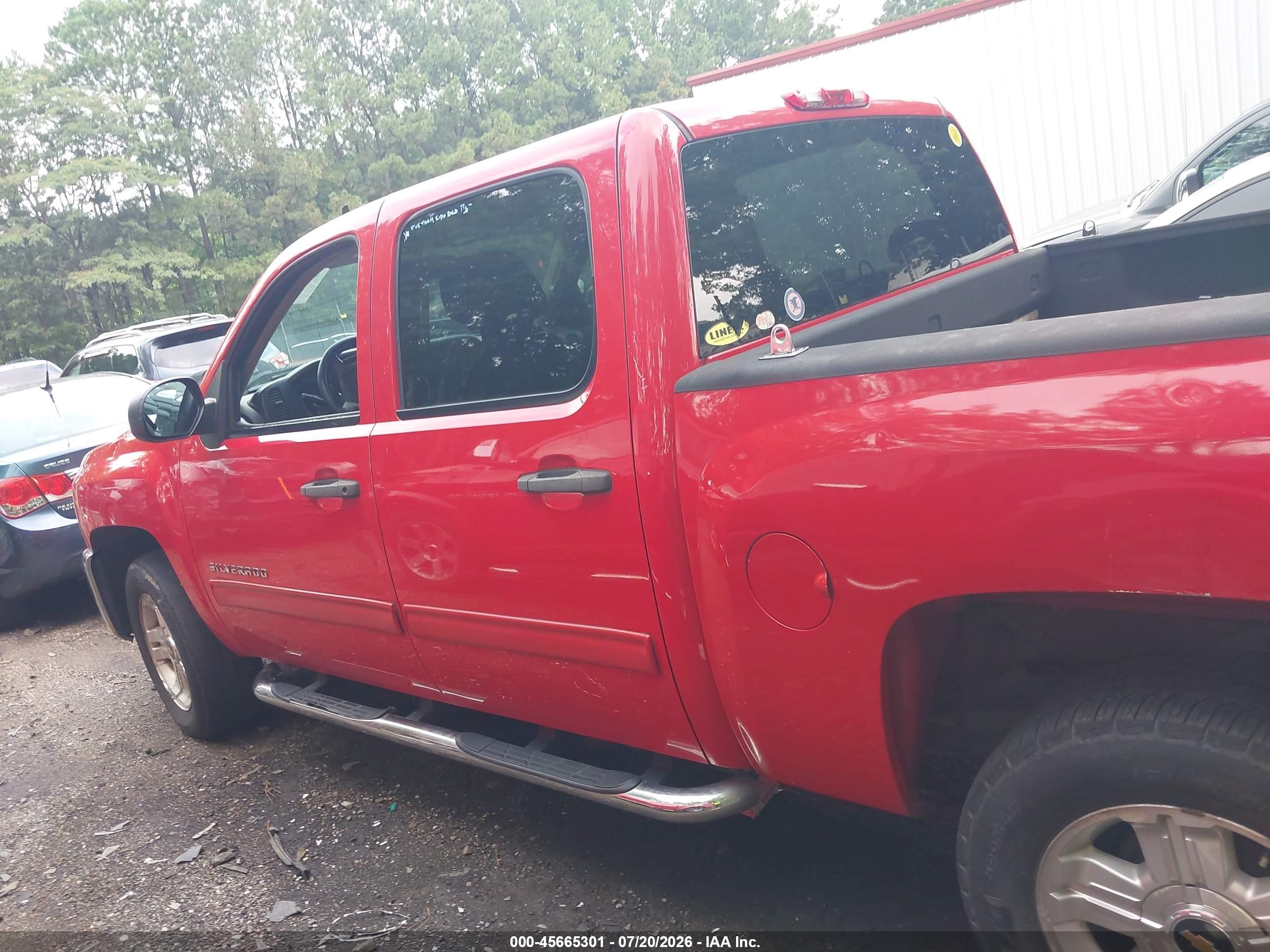 2013 Chevrolet Silverado 1500 Lt Red vin: 3GCPKSE74DG249767