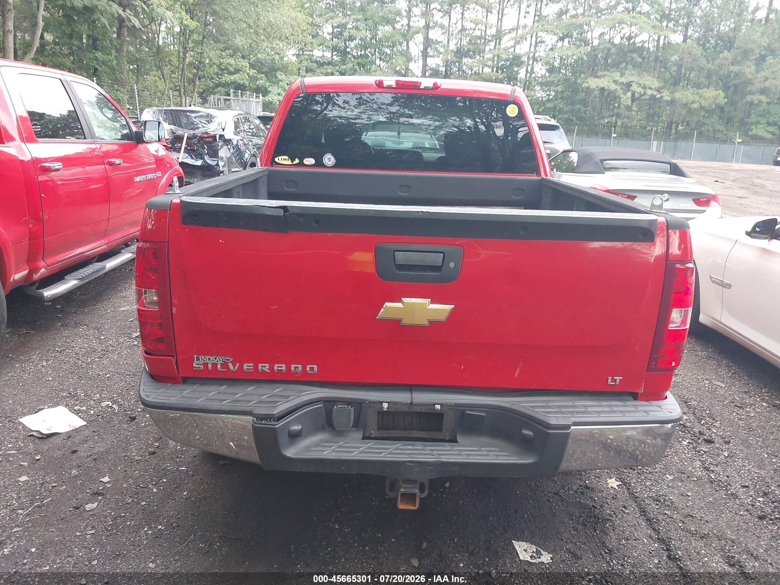 2013 Chevrolet Silverado 1500 Lt Red vin: 3GCPKSE74DG249767