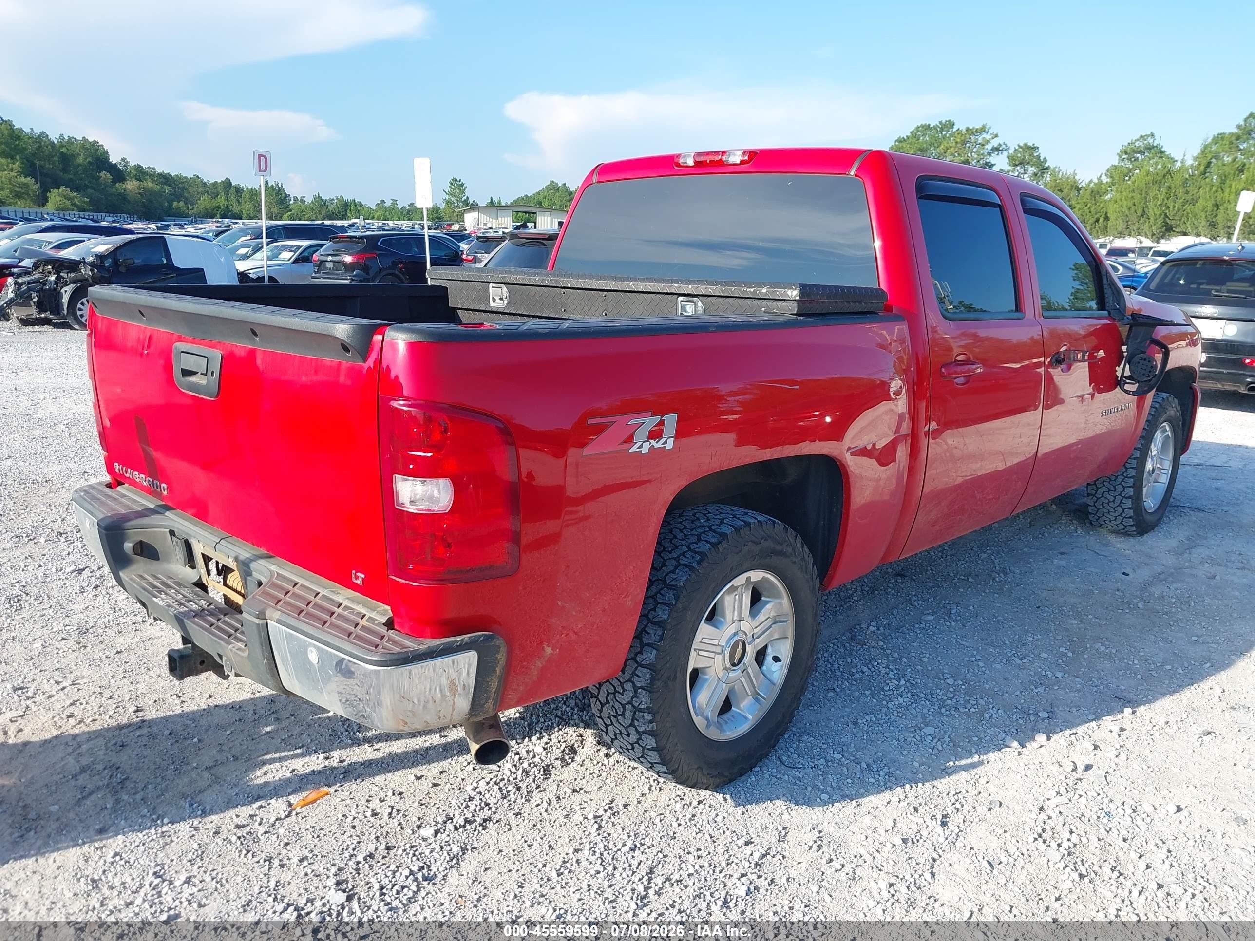 2013 Chevrolet Silverado 1500 Lt Red vin: 3GCPKSE74DG281277