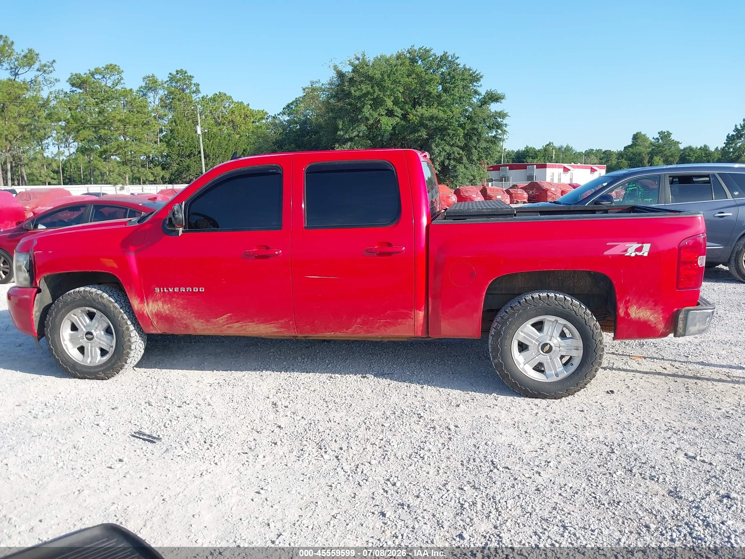 2013 Chevrolet Silverado 1500 Lt Red vin: 3GCPKSE74DG281277