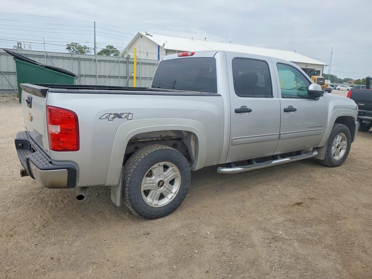 2013 Chevrolet Silverado K1500 Lt Silver vin: 3GCPKSE74DG321745