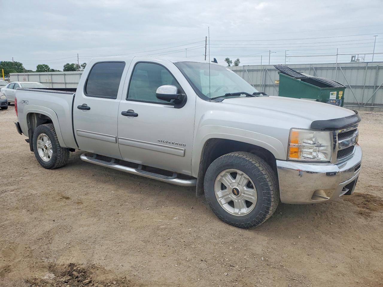 2013 Chevrolet Silverado K1500 Lt Silver vin: 3GCPKSE74DG321745