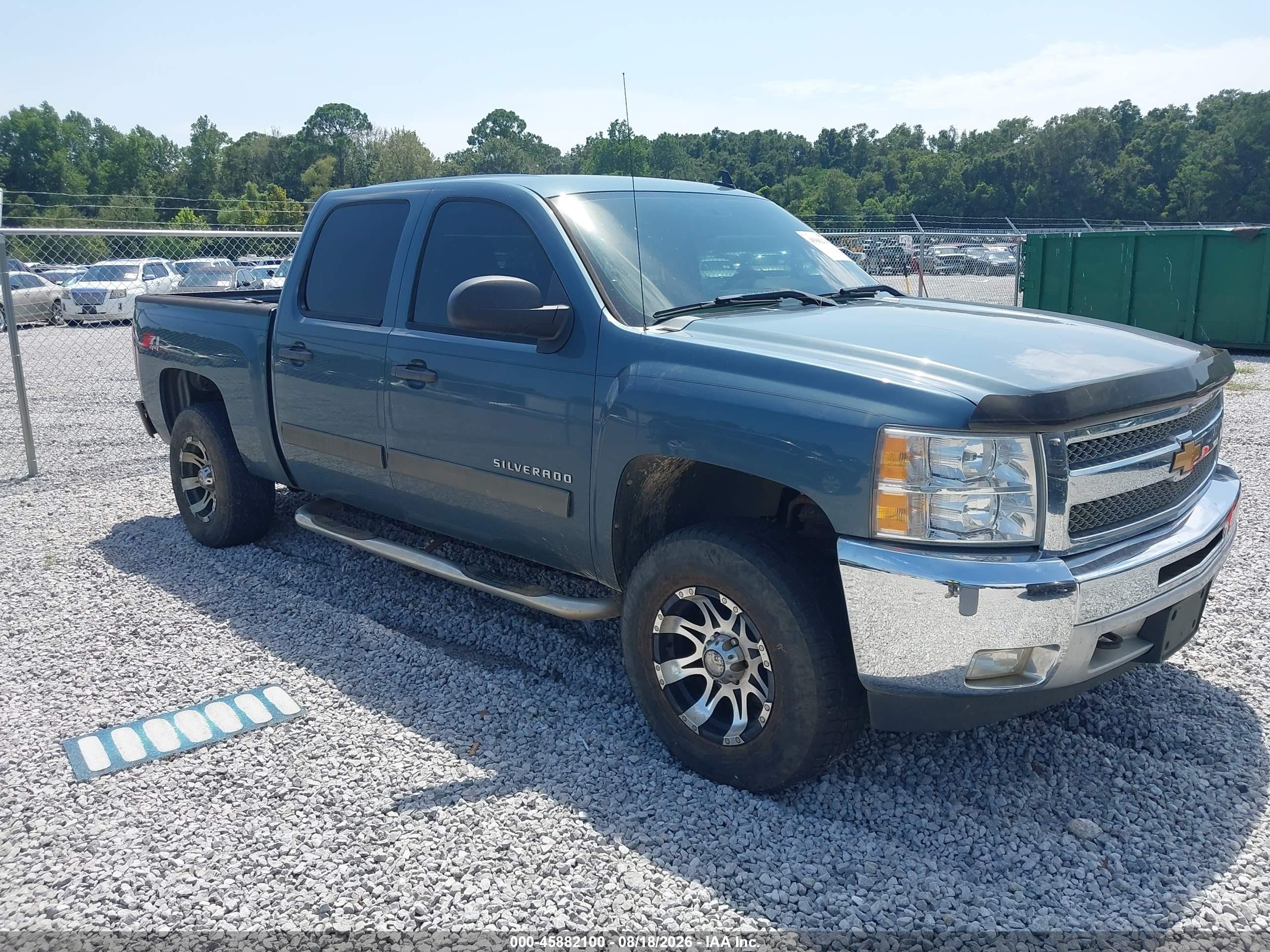 2012 Chevrolet Silverado 1500 Lt Blue vin: 3GCPKSE75CG104736