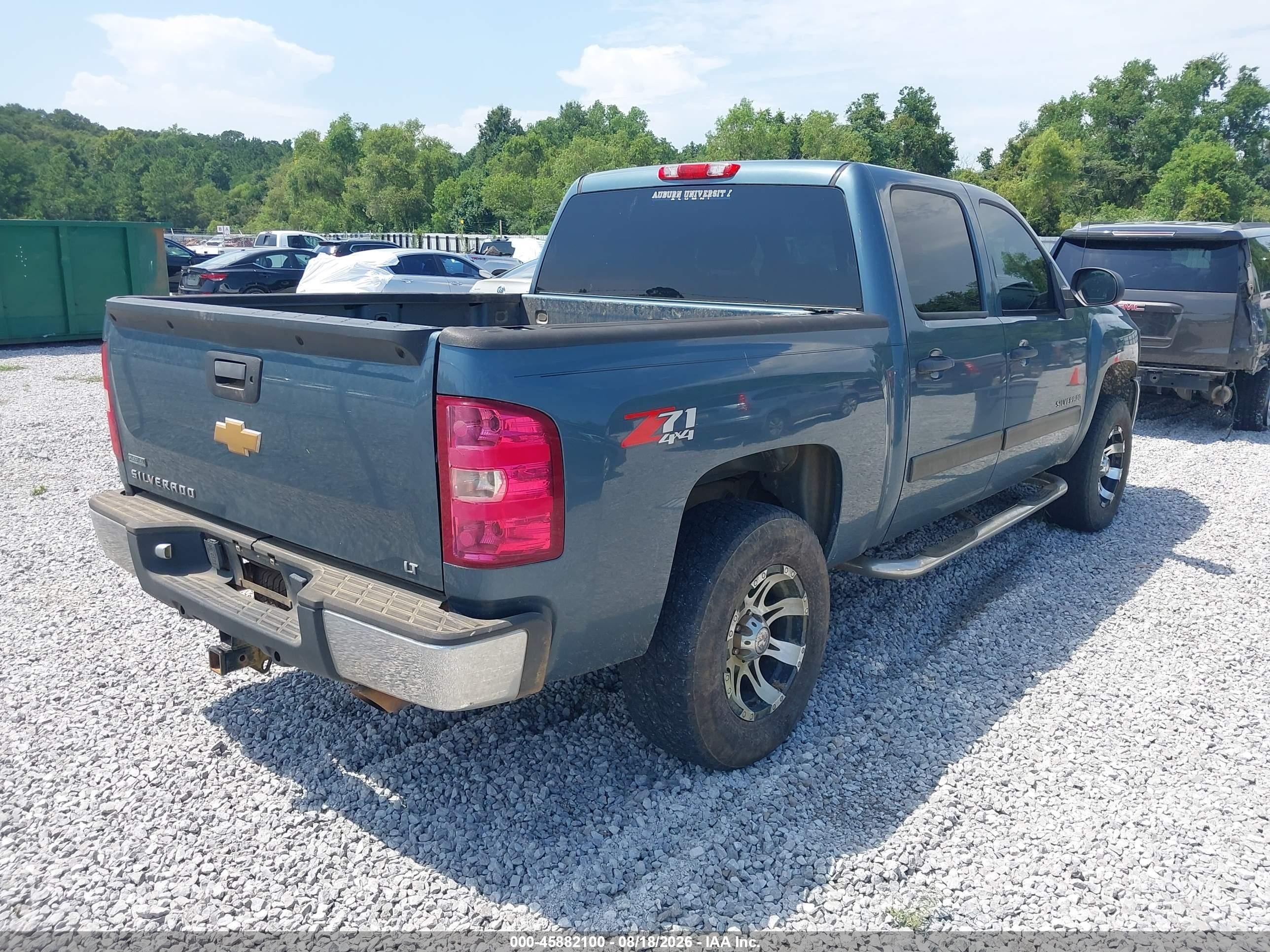 2012 Chevrolet Silverado 1500 Lt Blue vin: 3GCPKSE75CG104736