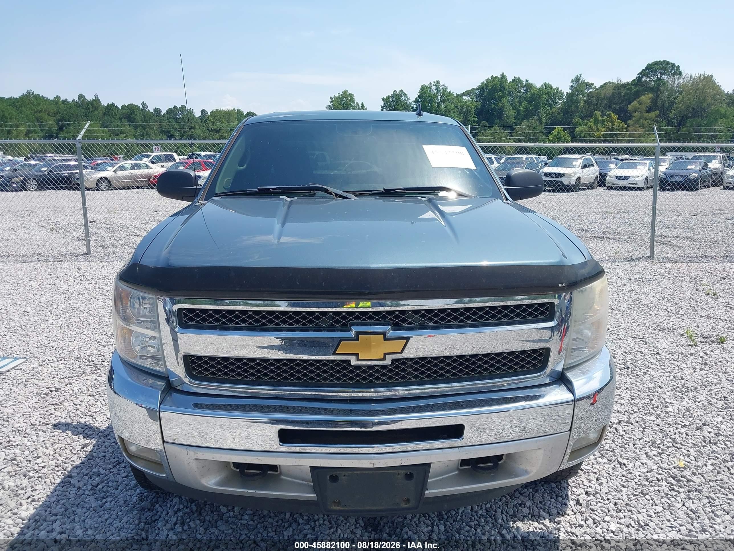 2012 Chevrolet Silverado 1500 Lt Blue vin: 3GCPKSE75CG104736