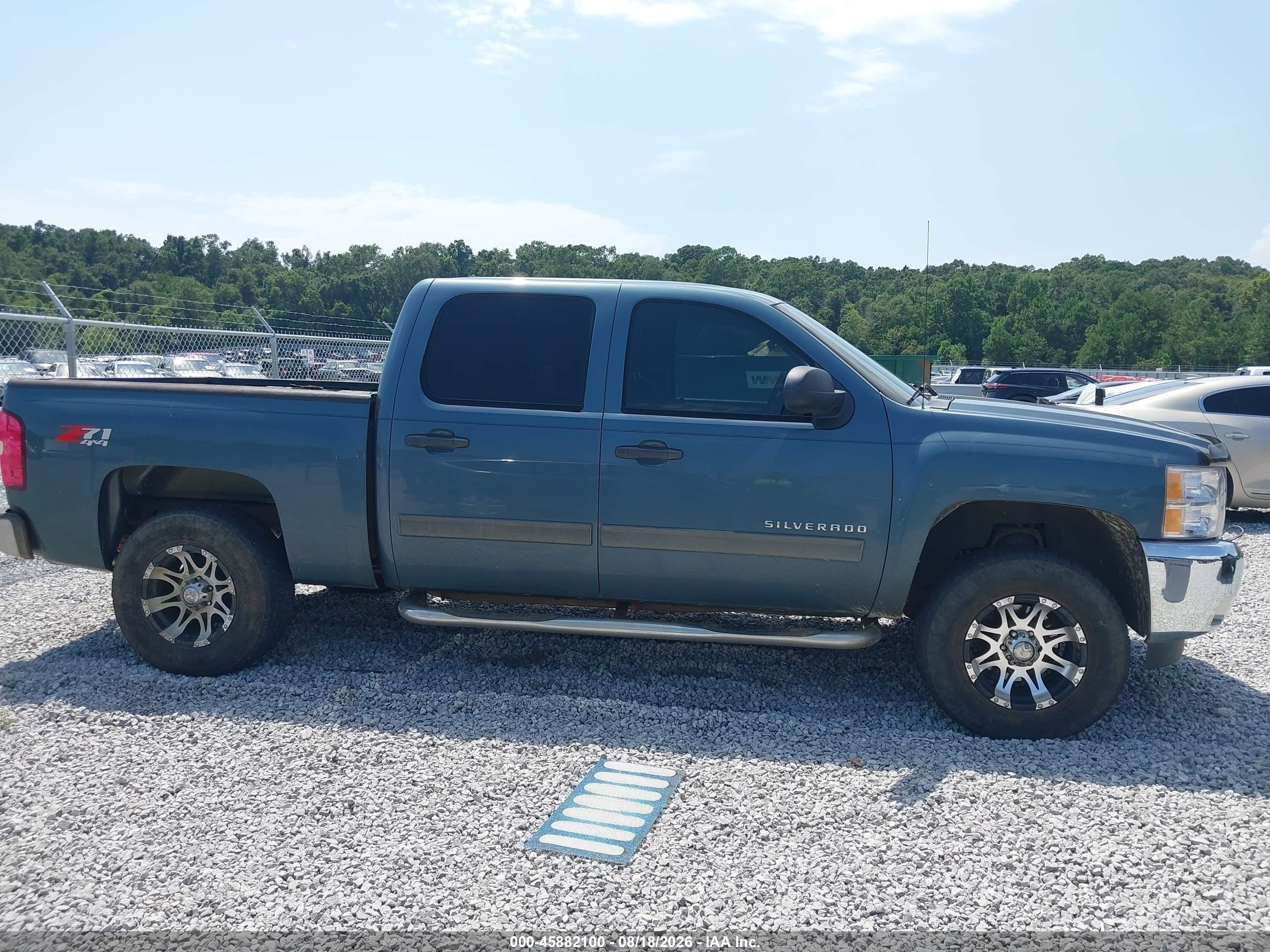 2012 Chevrolet Silverado 1500 Lt Blue vin: 3GCPKSE75CG104736