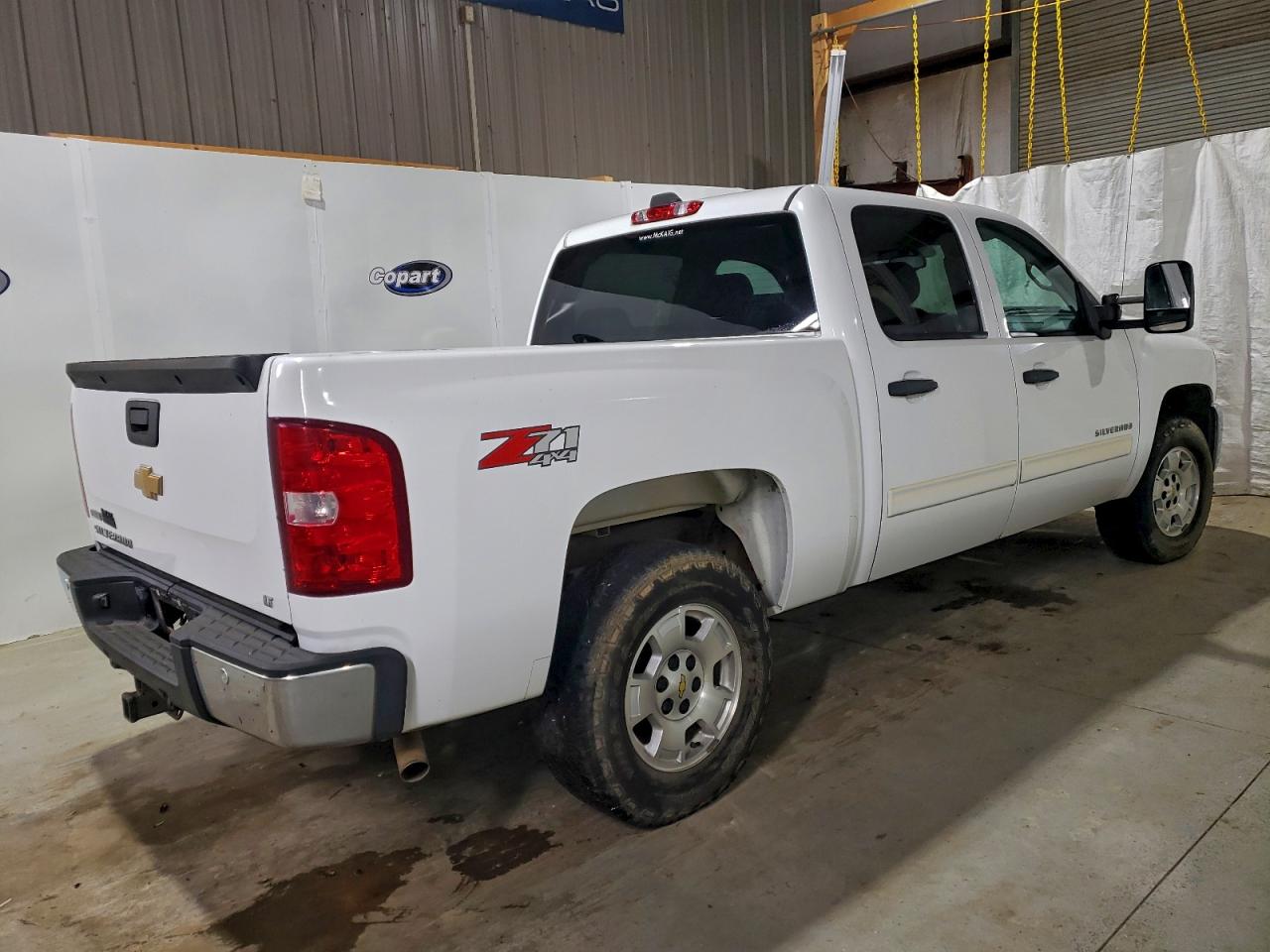 2012 Chevrolet Silverado K1500 Lt White vin: 3GCPKSE75CG148719