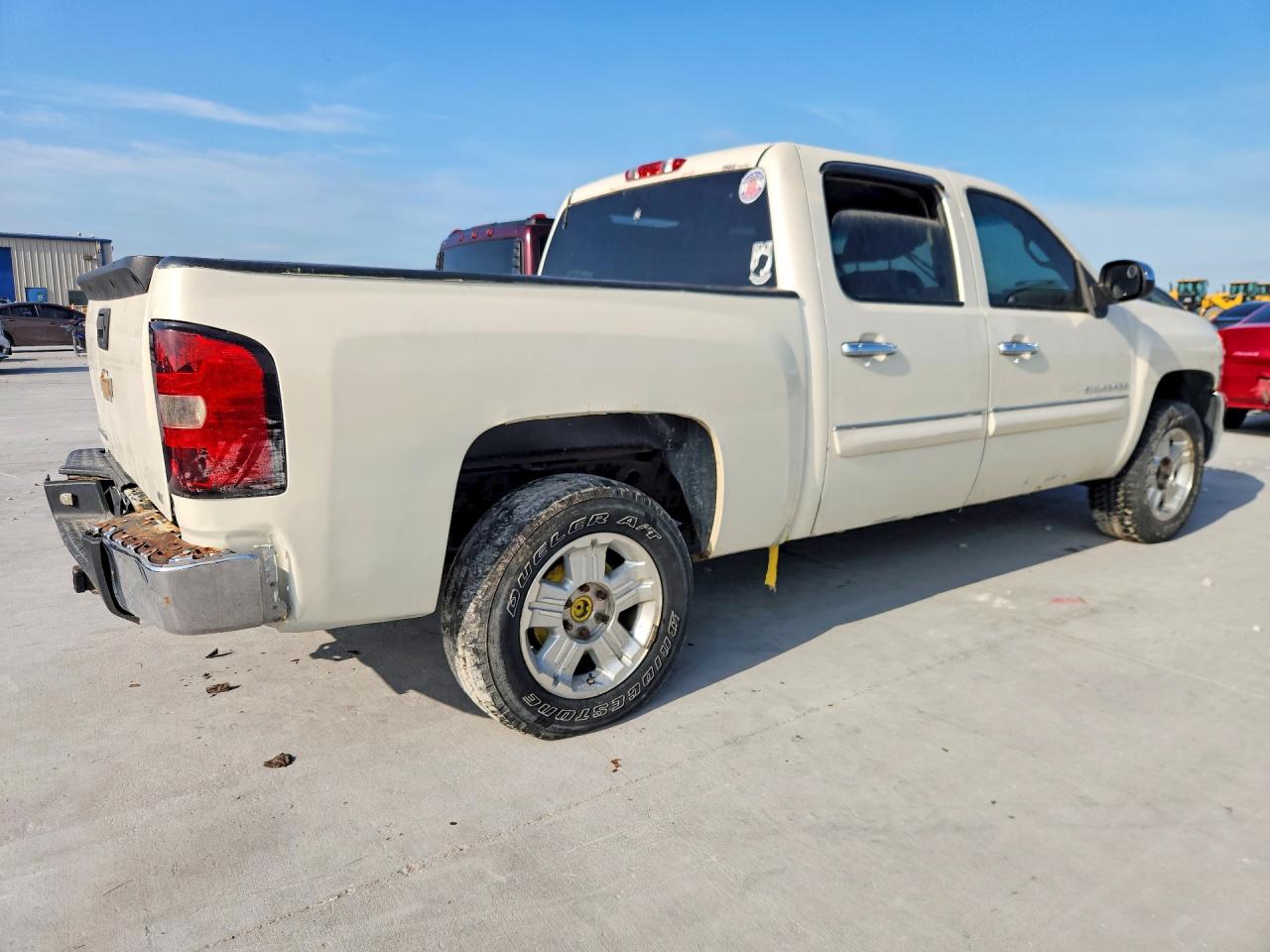 2012 Chevrolet Silverado K1500 Lt White vin: 3GCPKSE75CG201872