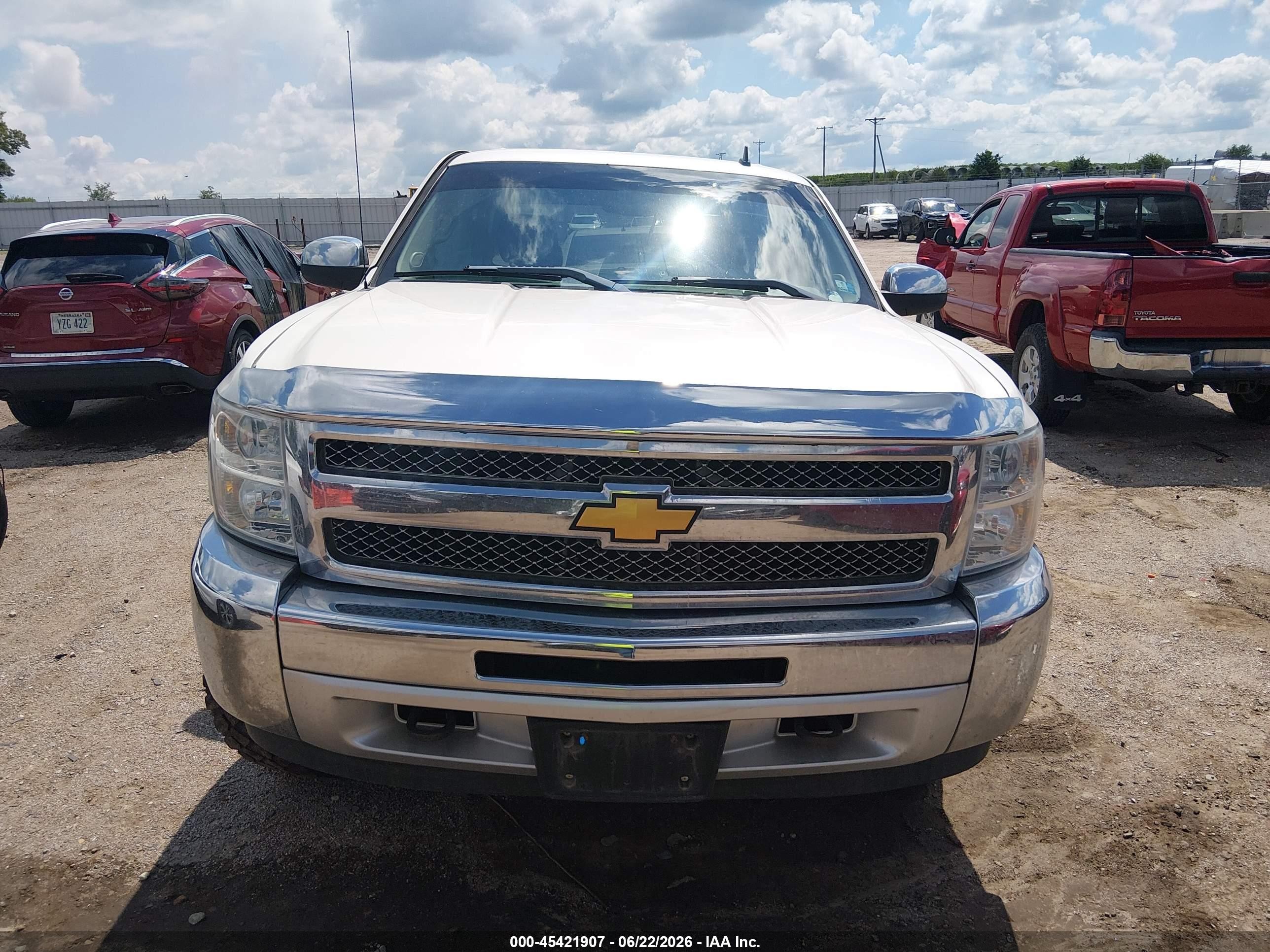 2012 Chevrolet Silverado 1500 Lt White vin: 3GCPKSE75CG264437