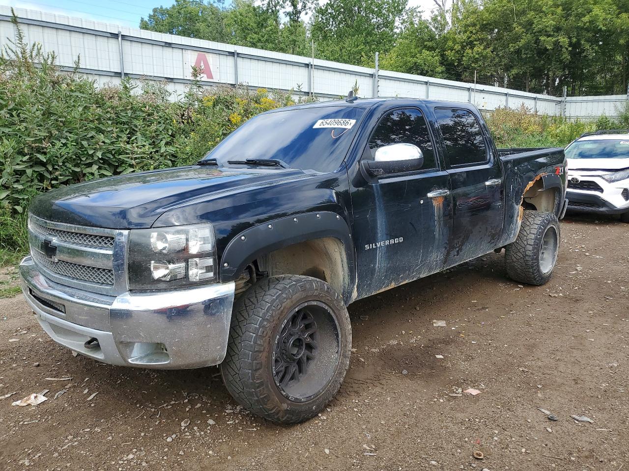2012 Chevrolet Silverado K1500 Lt Black vin: 3GCPKSE75CG282839
