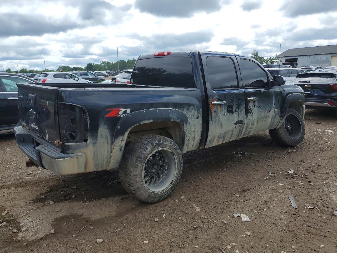 2012 Chevrolet Silverado K1500 Lt Black vin: 3GCPKSE75CG282839