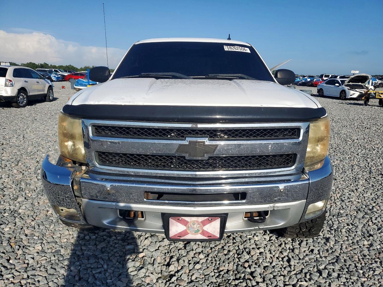 2012 Chevrolet Silverado K1500 Lt White vin: 3GCPKSE75CG293114