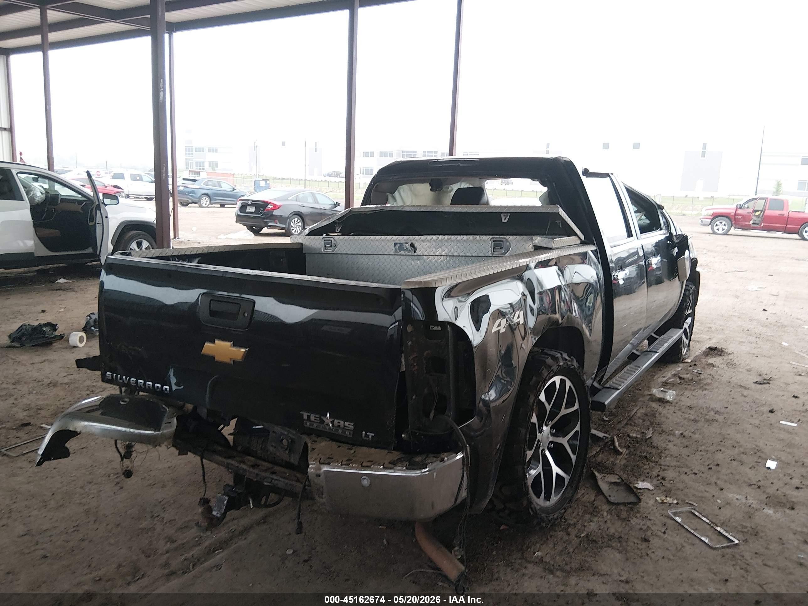 2012 Chevrolet Silverado 1500 Lt Black vin: 3GCPKSE75CG293260
