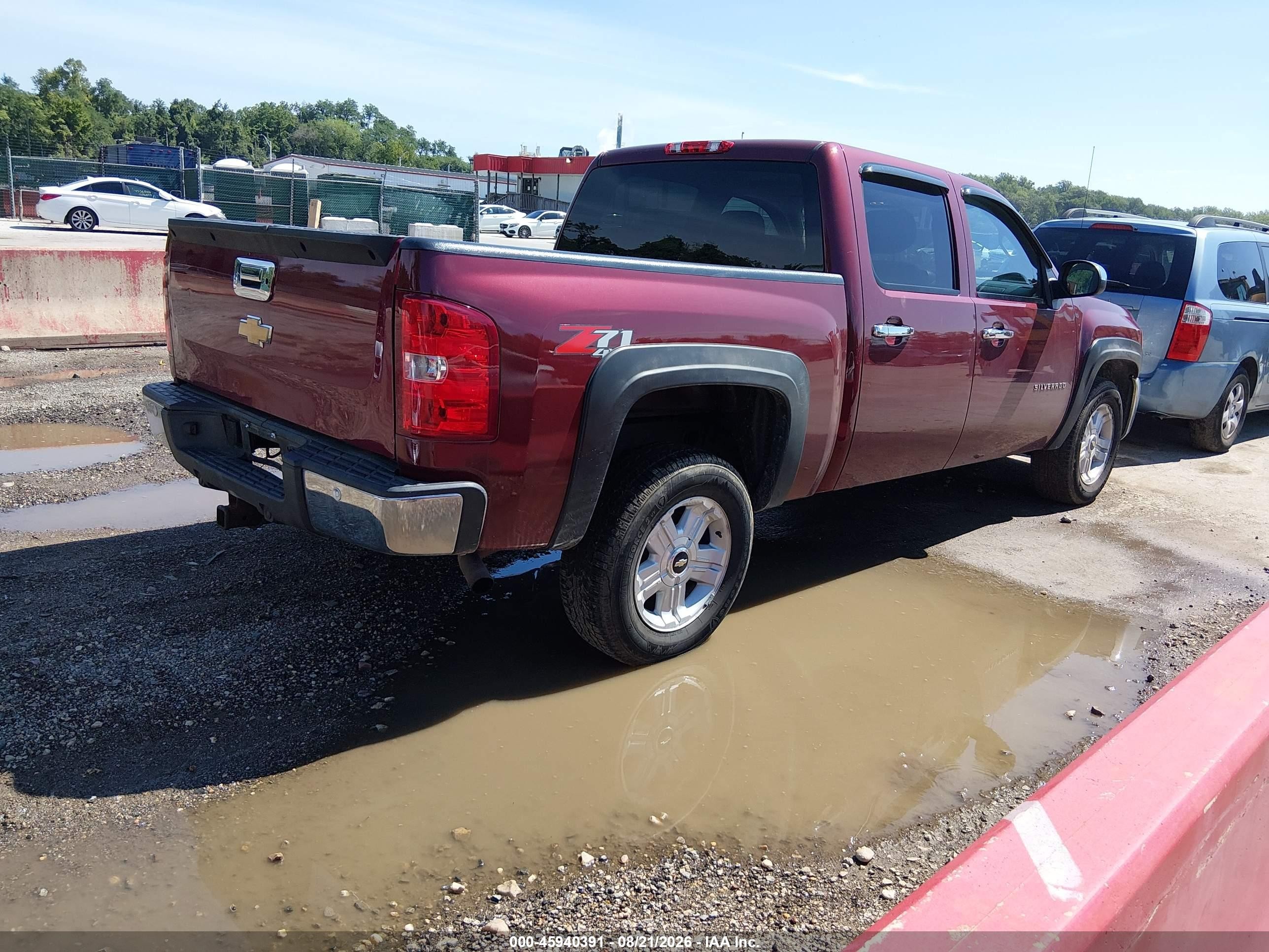 2013 Chevrolet Silverado K1500 Lt Red vin: 3GCPKSE75DG105614