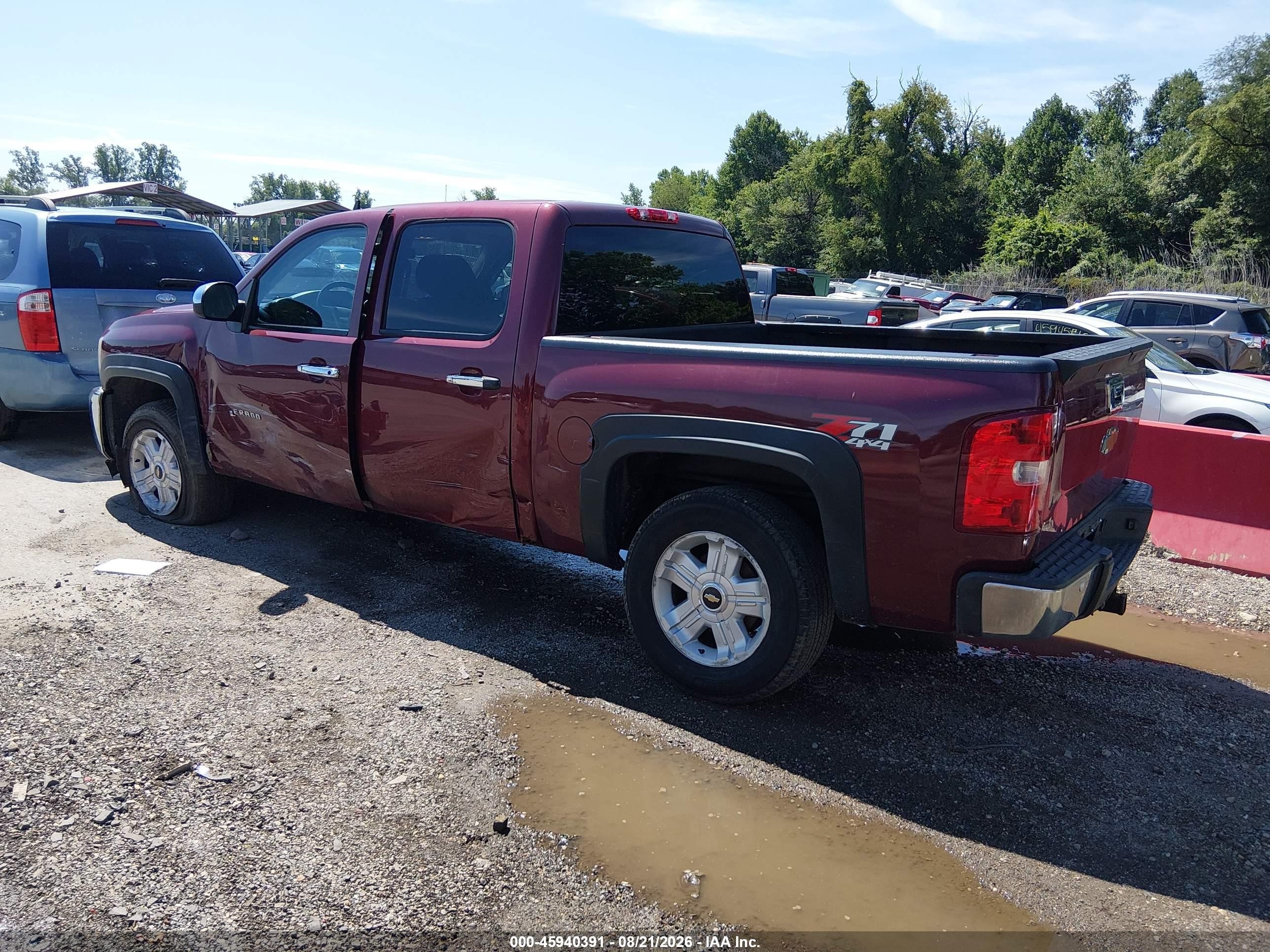2013 Chevrolet Silverado K1500 Lt Red vin: 3GCPKSE75DG105614