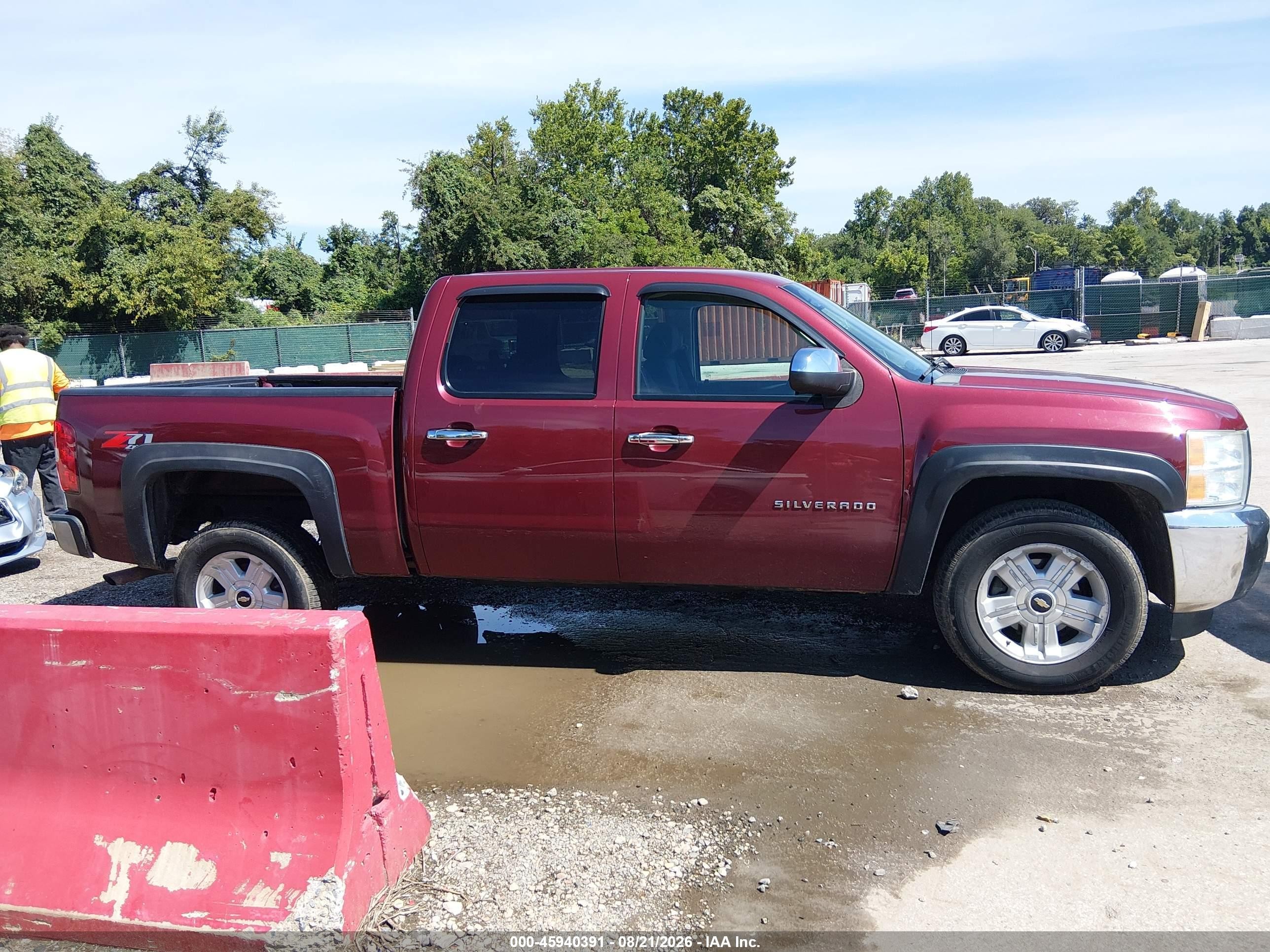 2013 Chevrolet Silverado K1500 Lt Red vin: 3GCPKSE75DG105614