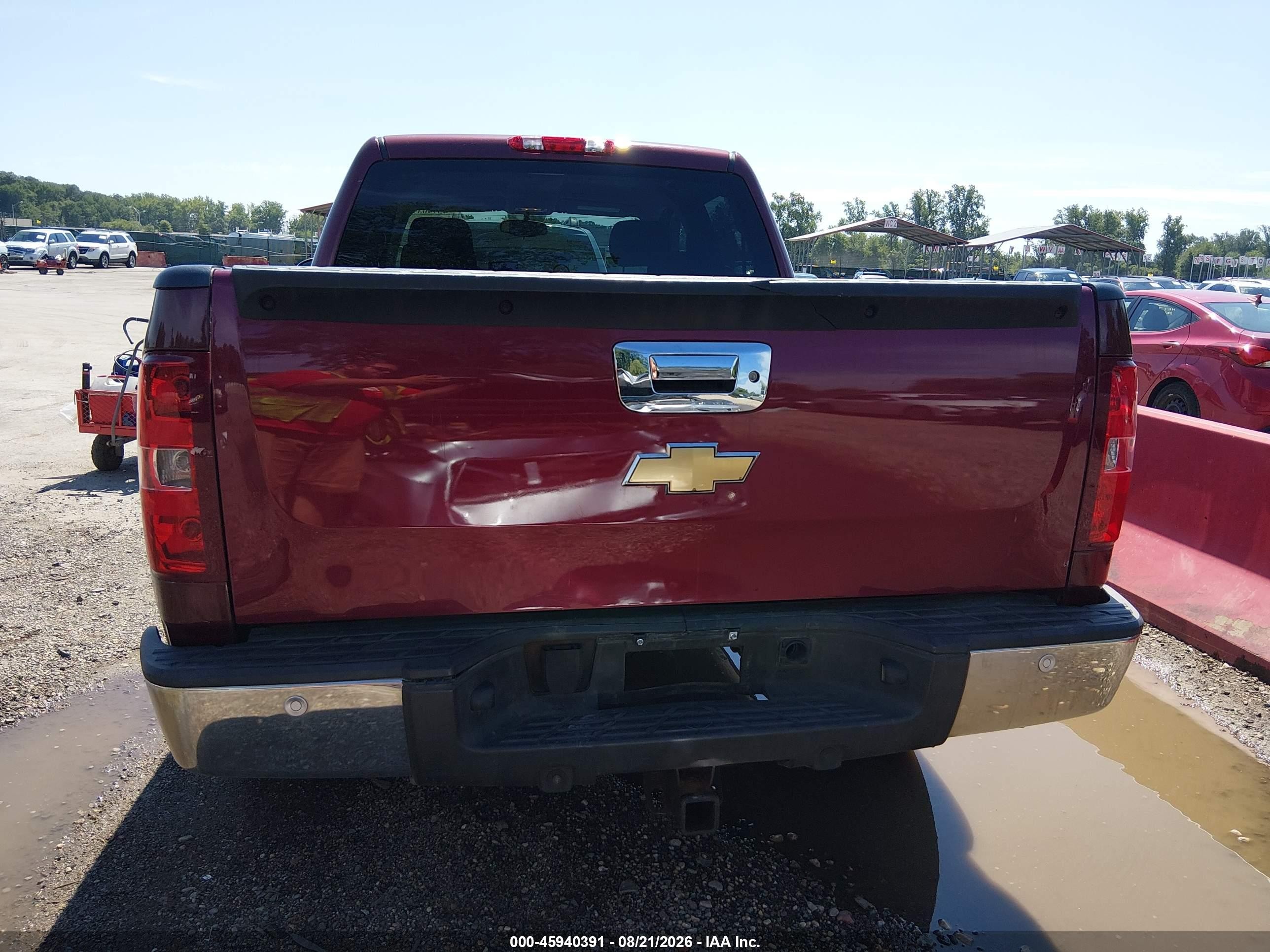 2013 Chevrolet Silverado K1500 Lt Red vin: 3GCPKSE75DG105614