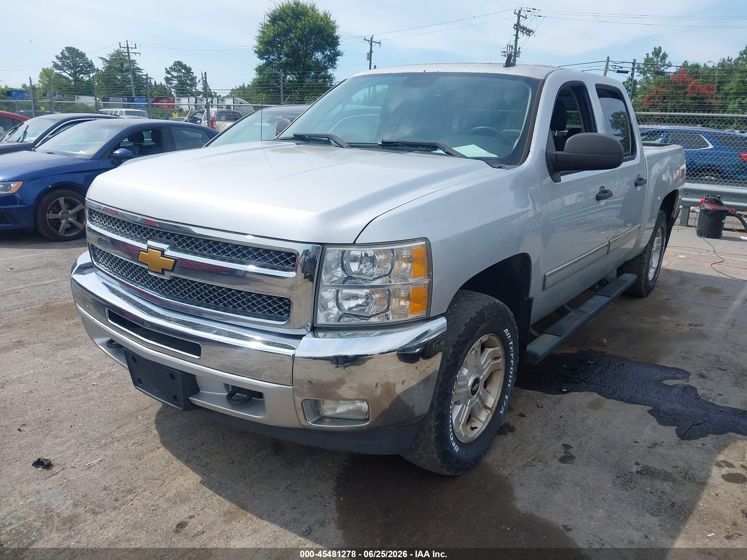 2013 Chevrolet Silverado 1500 Lt Silver vin: 3GCPKSE75DG126253