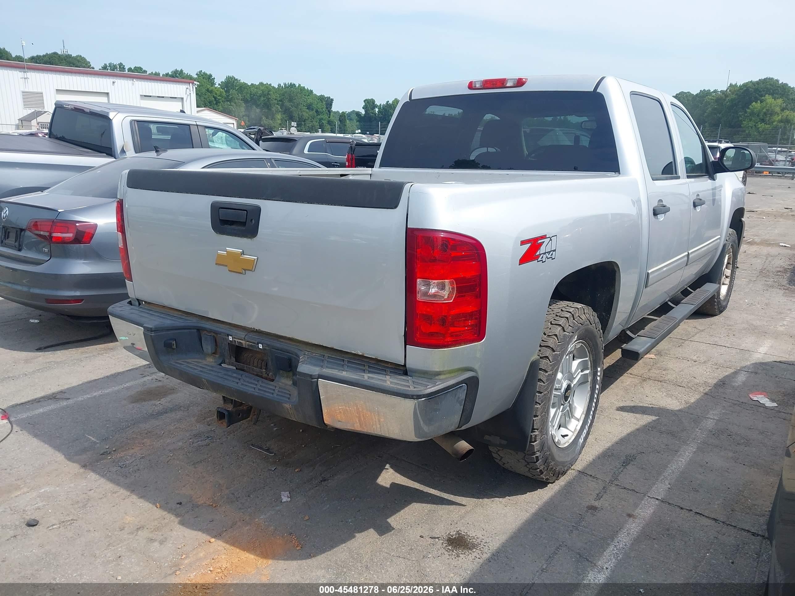 2013 Chevrolet Silverado 1500 Lt Silver vin: 3GCPKSE75DG126253
