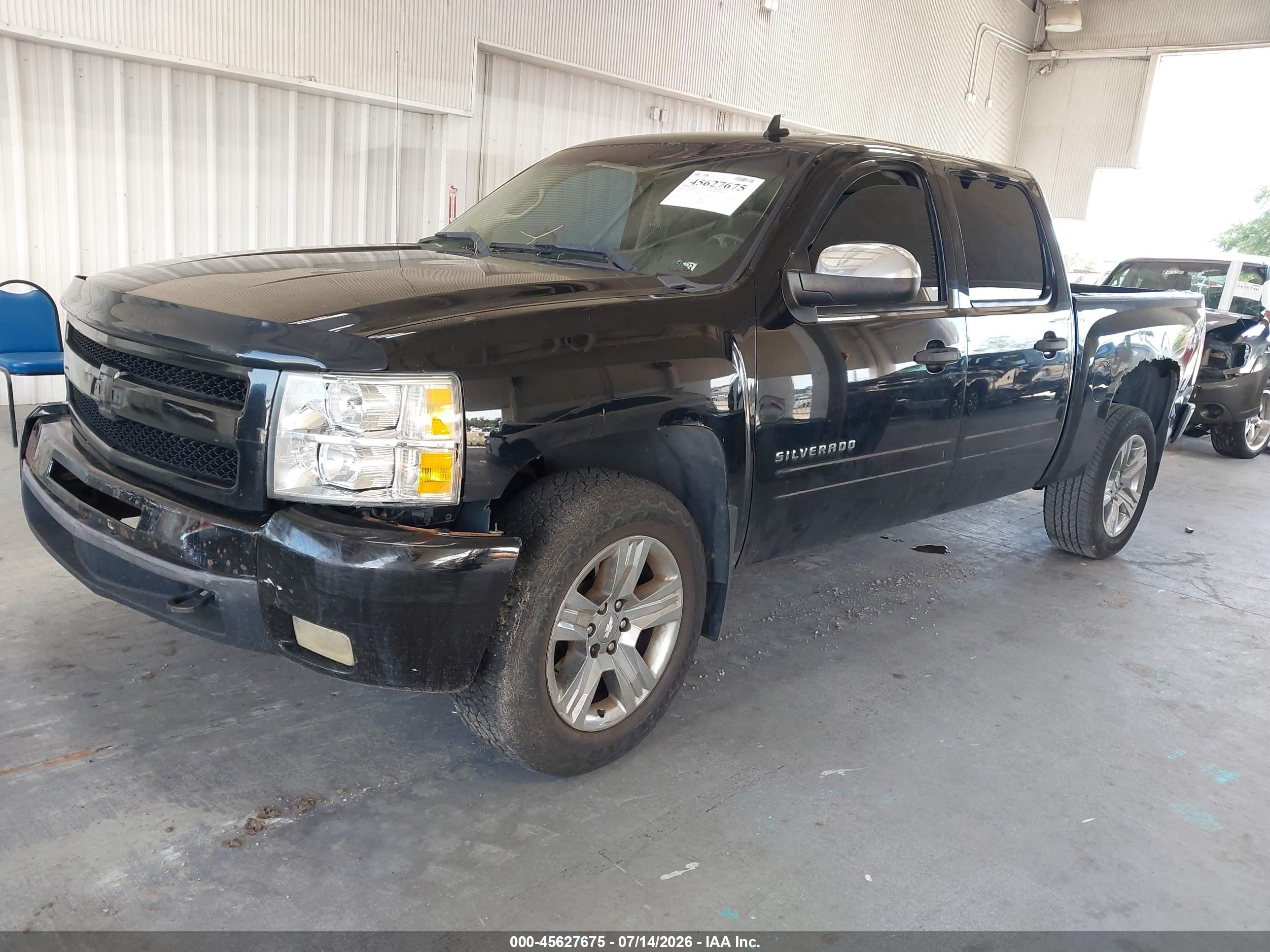 2013 Chevrolet Silverado 1500 Lt Black vin: 3GCPKSE75DG171418