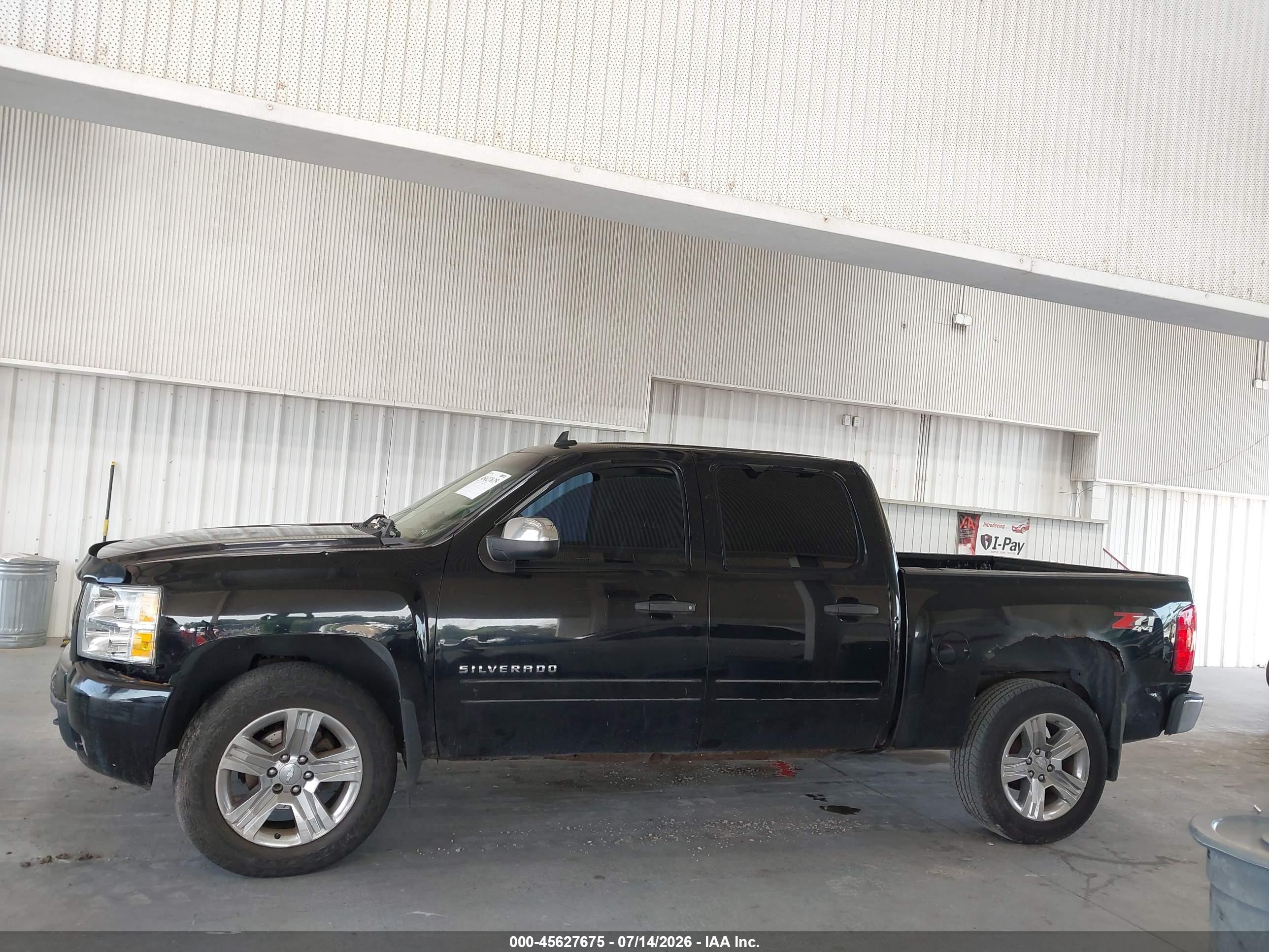 2013 Chevrolet Silverado 1500 Lt Black vin: 3GCPKSE75DG171418