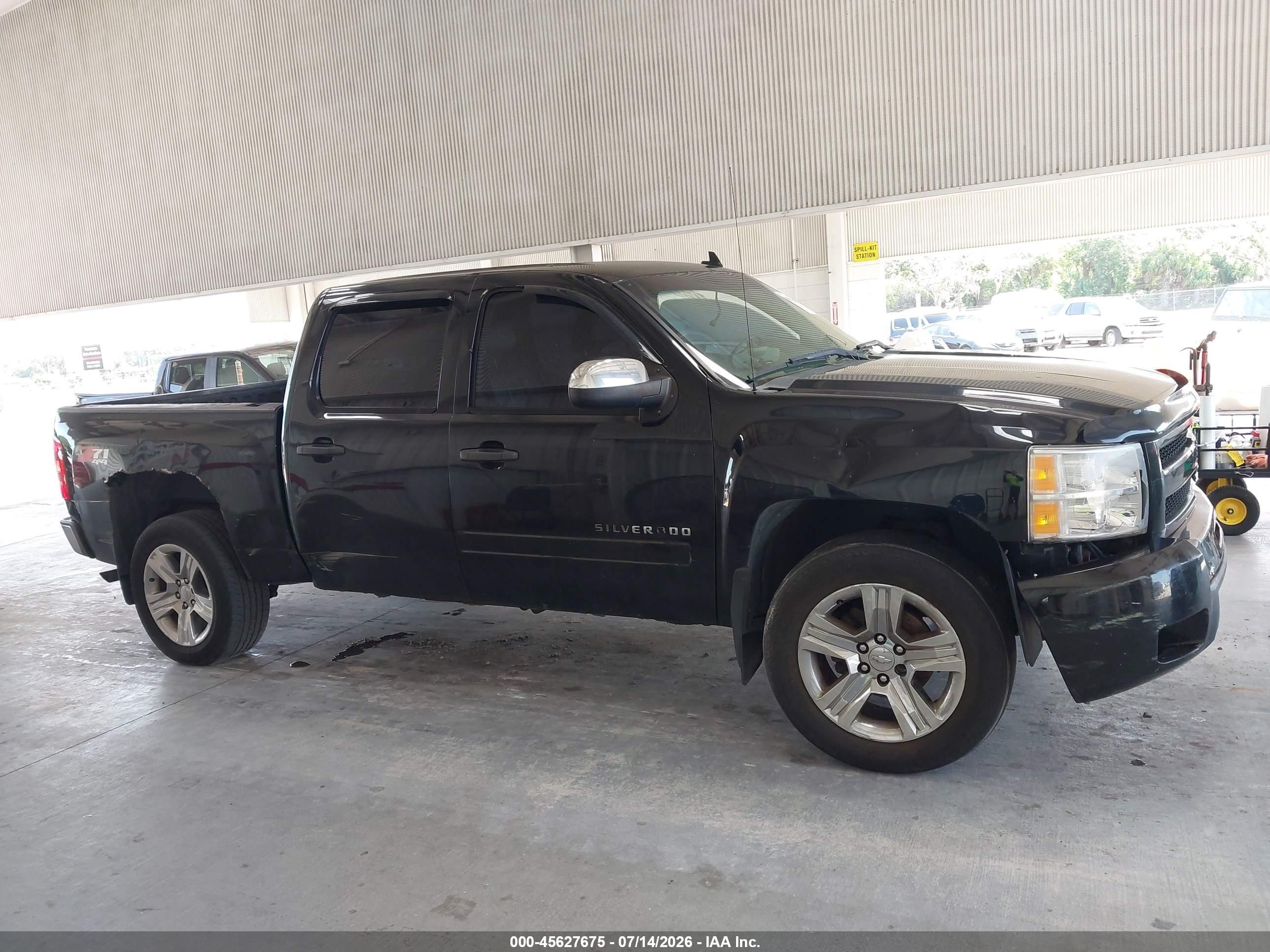 2013 Chevrolet Silverado 1500 Lt Black vin: 3GCPKSE75DG171418