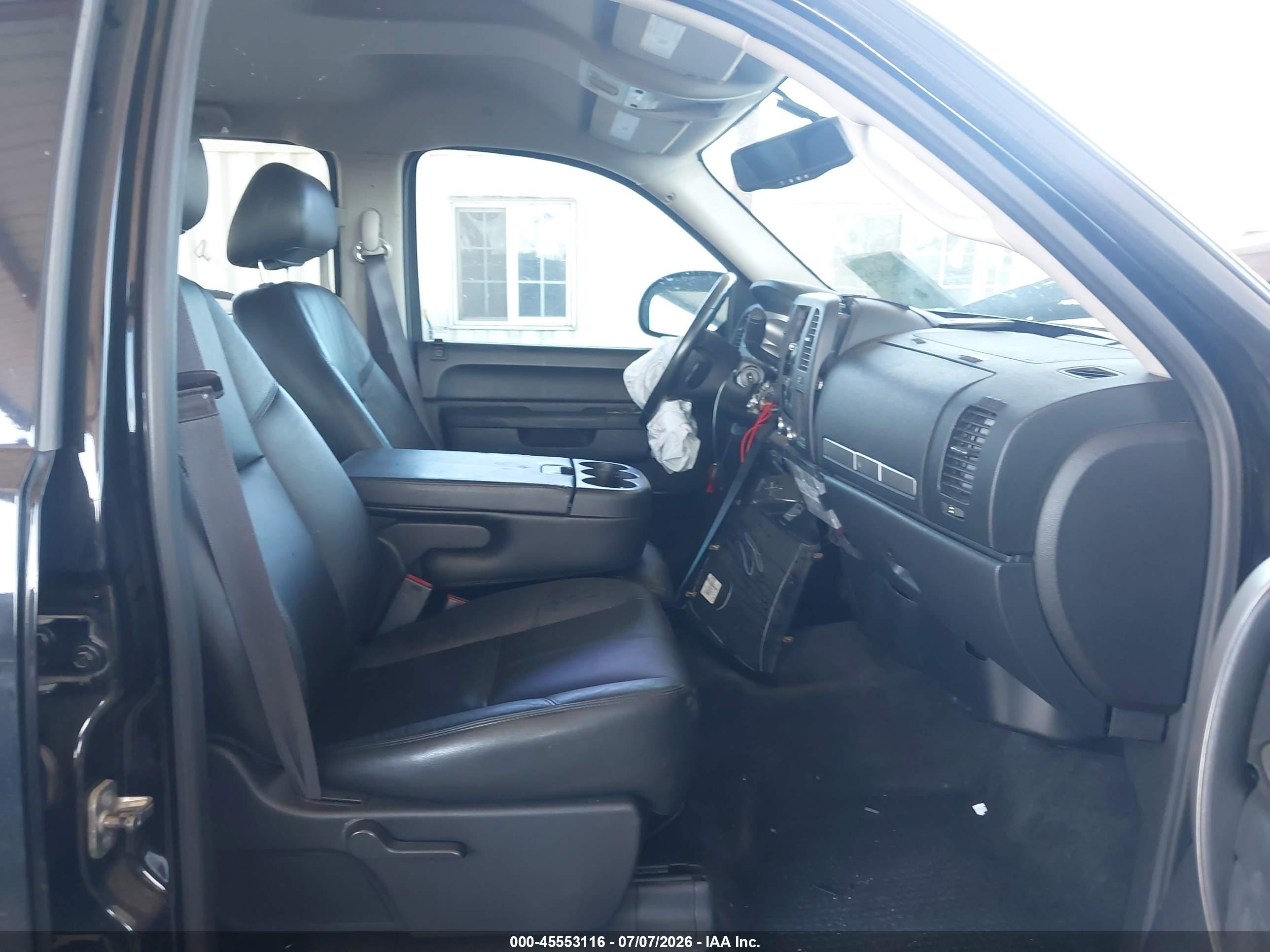 2013 Chevrolet Silverado 1500 Lt Black vin: 3GCPKSE75DG226126