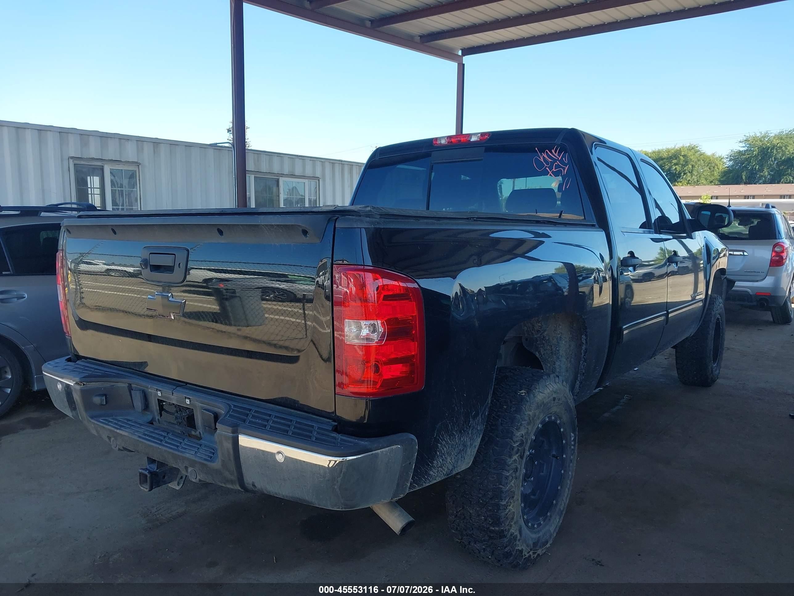 2013 Chevrolet Silverado 1500 Lt Black vin: 3GCPKSE75DG226126
