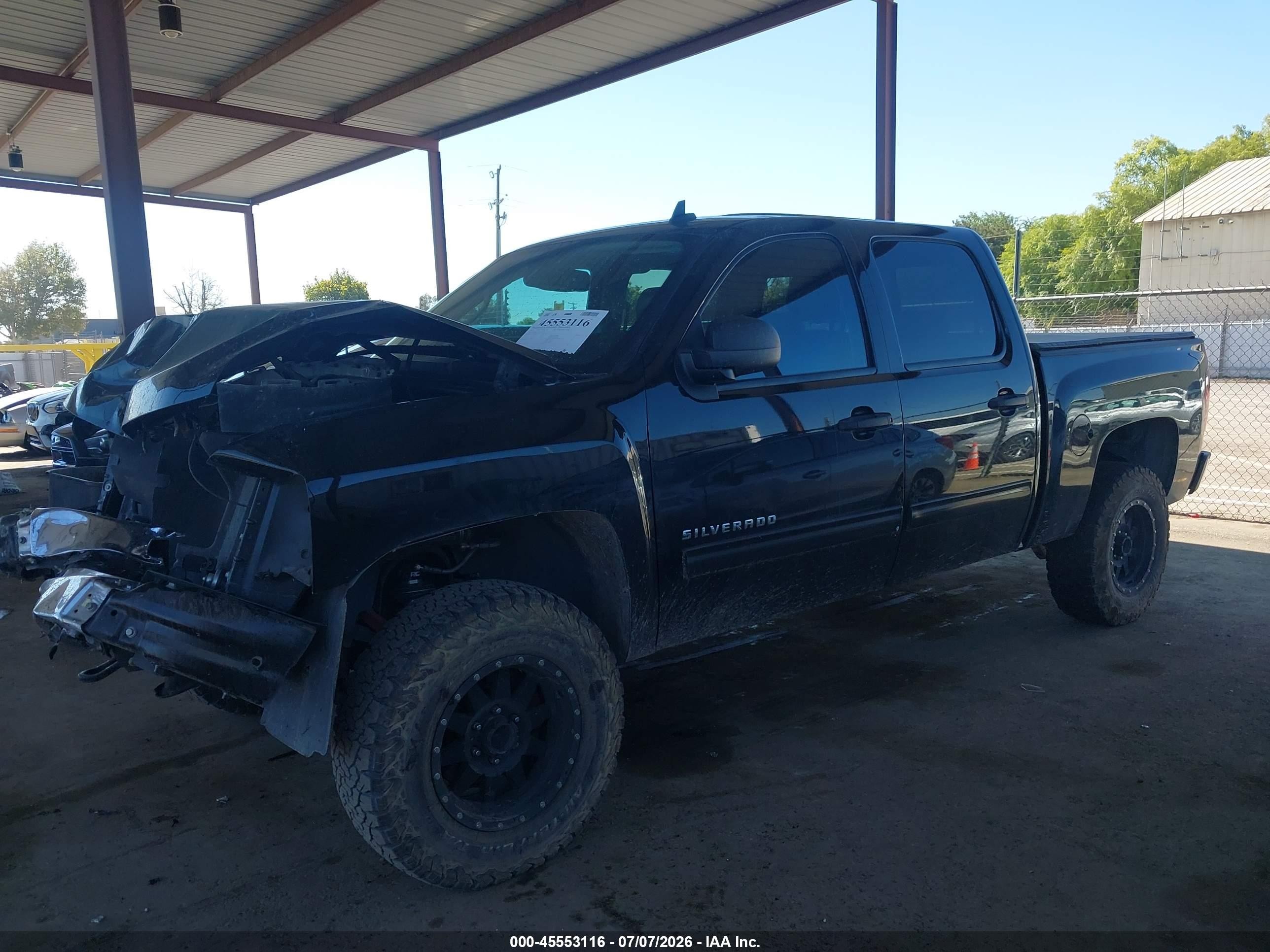 2013 Chevrolet Silverado 1500 Lt Black vin: 3GCPKSE75DG226126