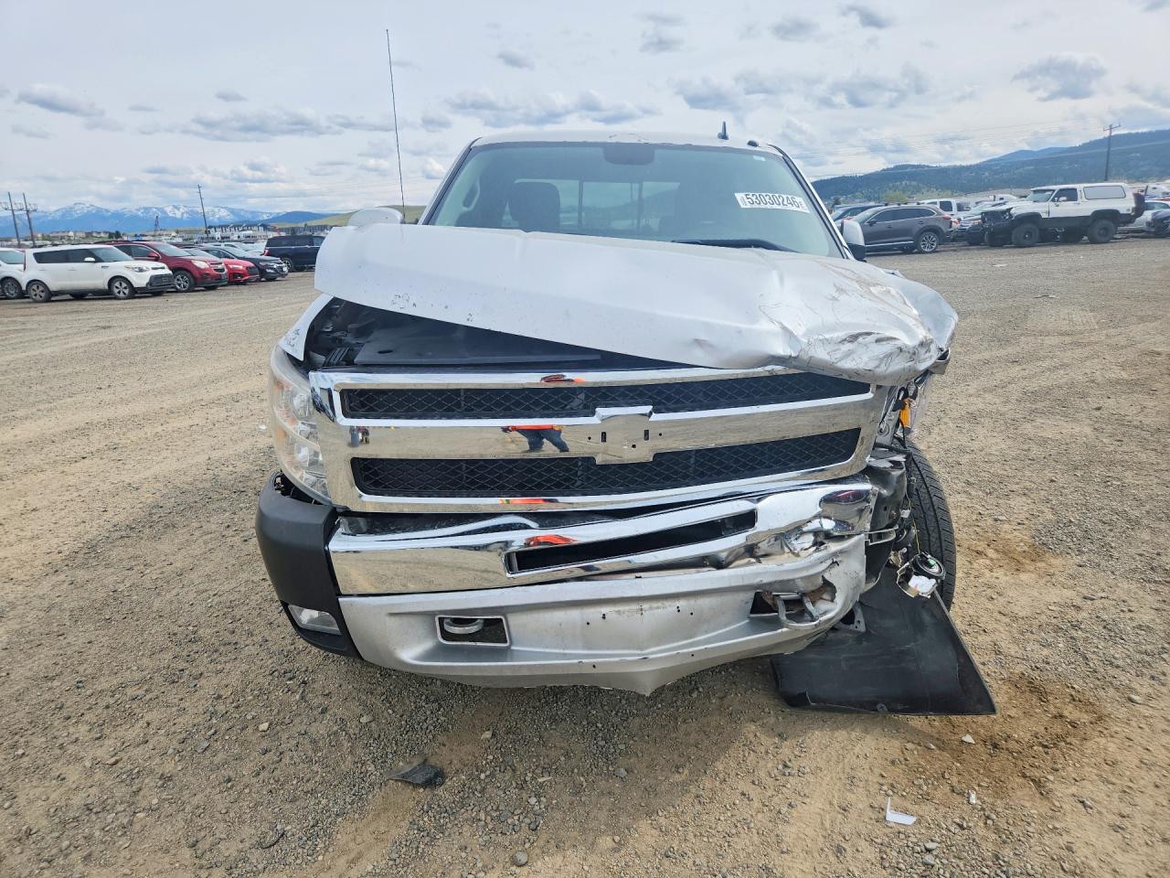 2013 Chevrolet Silverado K1500 Lt Silver vin: 3GCPKSE75DG318904