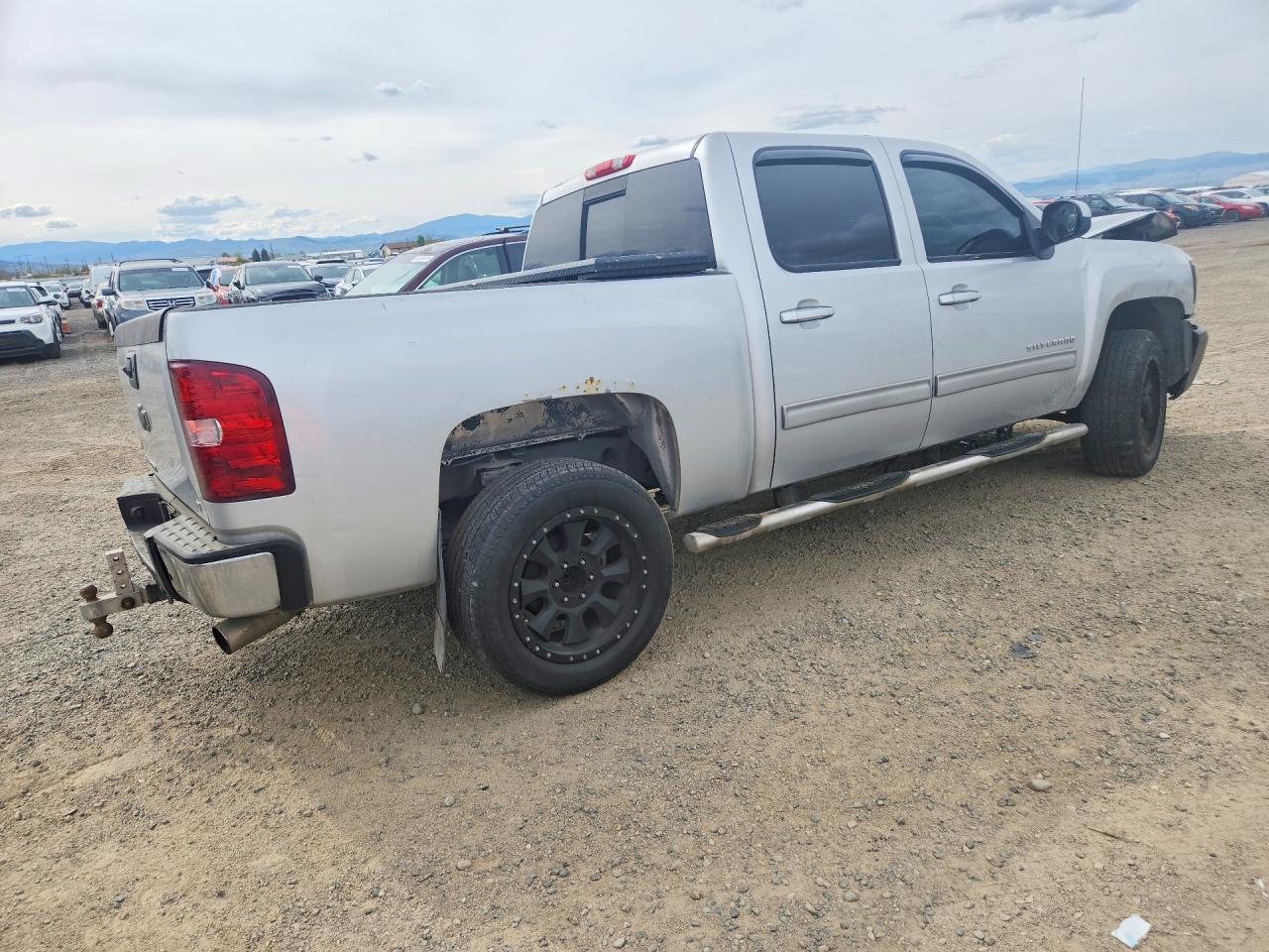 2013 Chevrolet Silverado K1500 Lt Silver vin: 3GCPKSE75DG318904